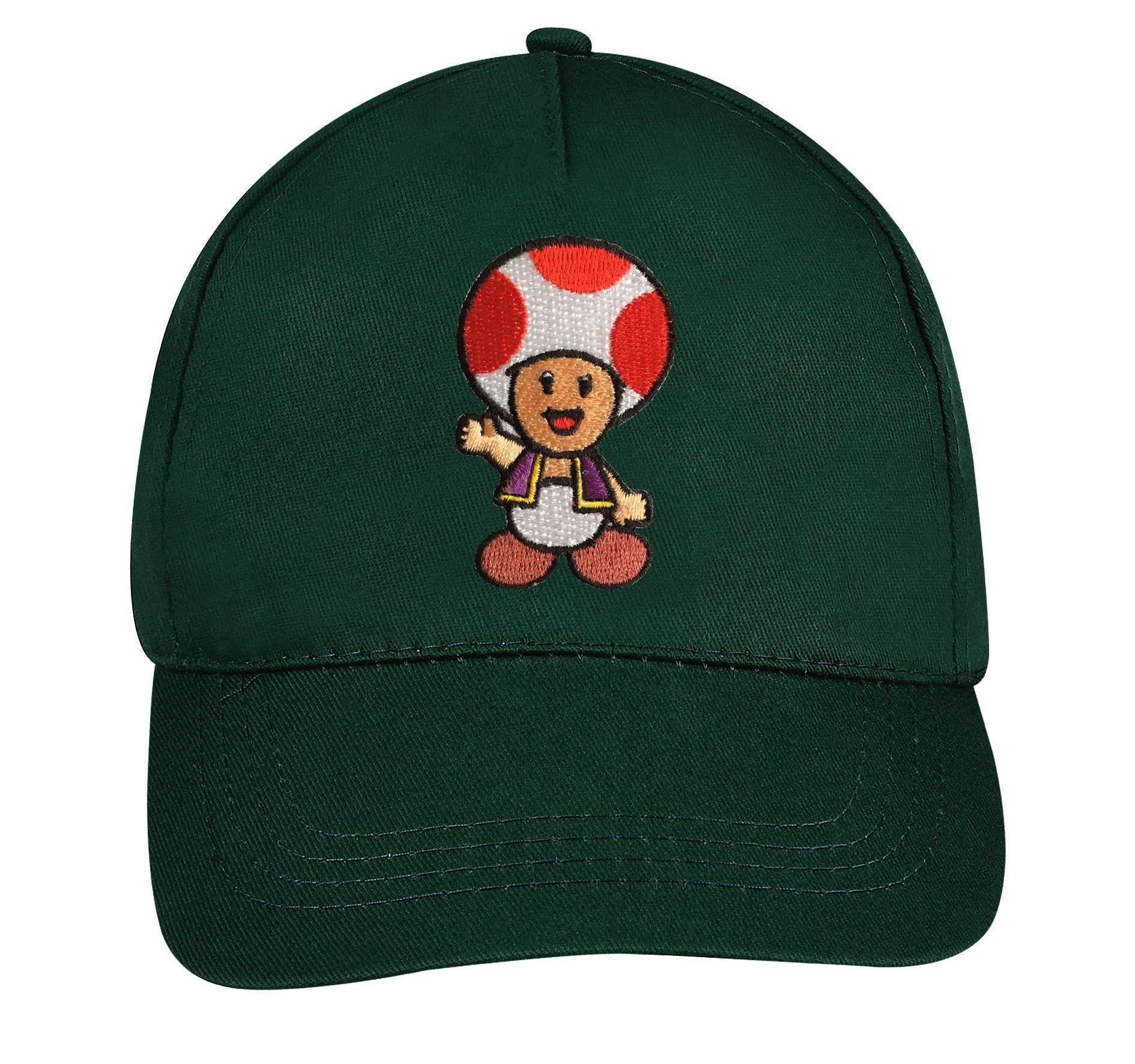 Youth Designz Baseball Cap Toad Kinder Cap mit modischer Logo Stickerei Flaschengrün