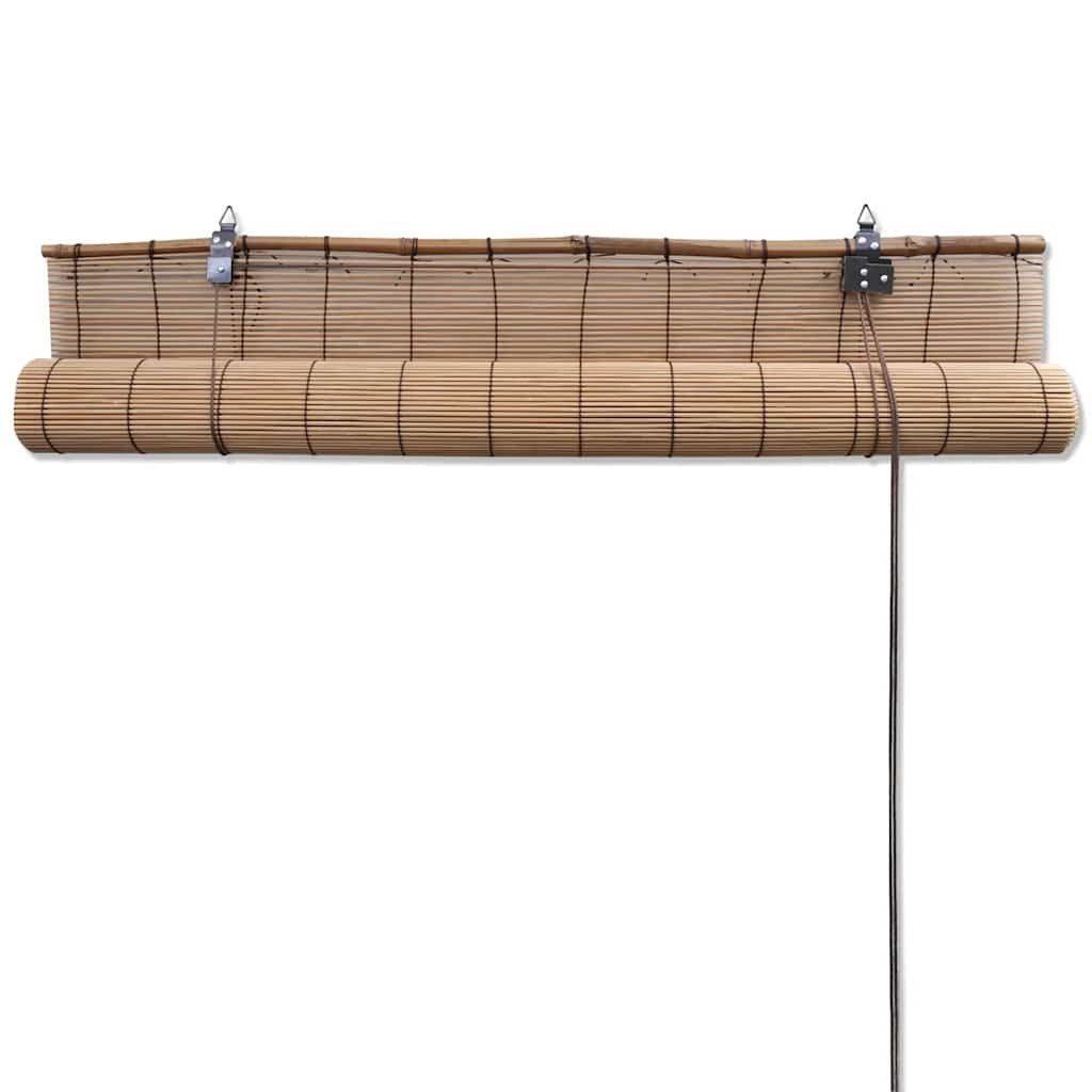 Rollo Bambusrollo Sichtschutz 100 x 160 cm Braun, furnicato – Bild 5 von 5