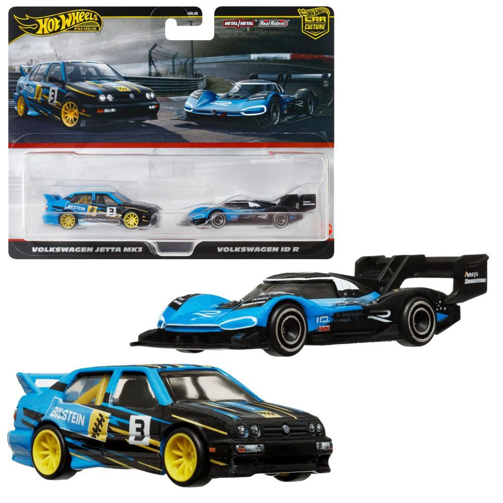 Hot Wheels Spielzeug-Rennwagen Volkswagen Jetta MK3 + Volkswagen ID R Hot W günstig online kaufen