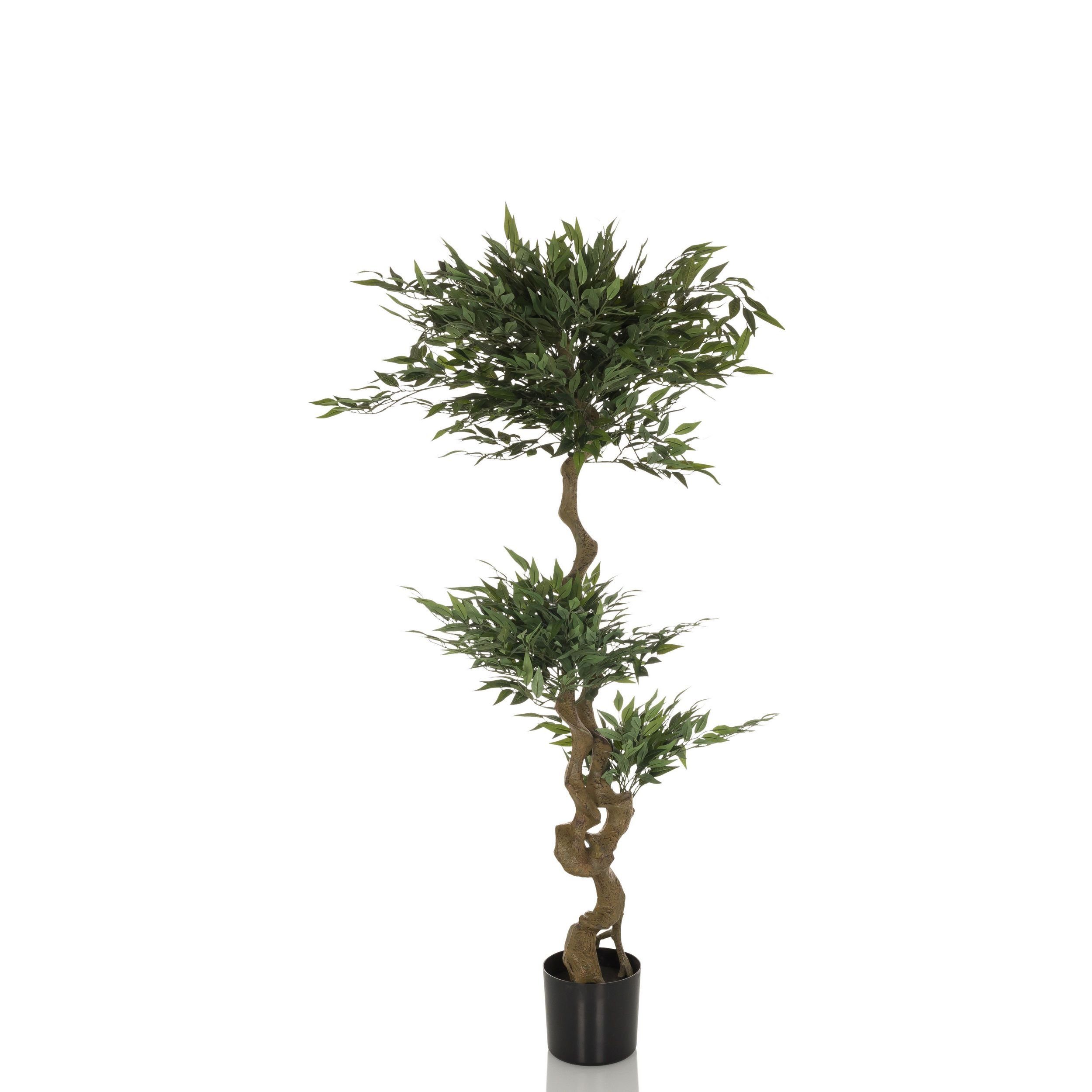 Künstliche Zimmerpflanze Deko Pflanzen, bümö, Höhe 155 cm, Kunstpflanze: Akazie / Acacia für innen- und außen