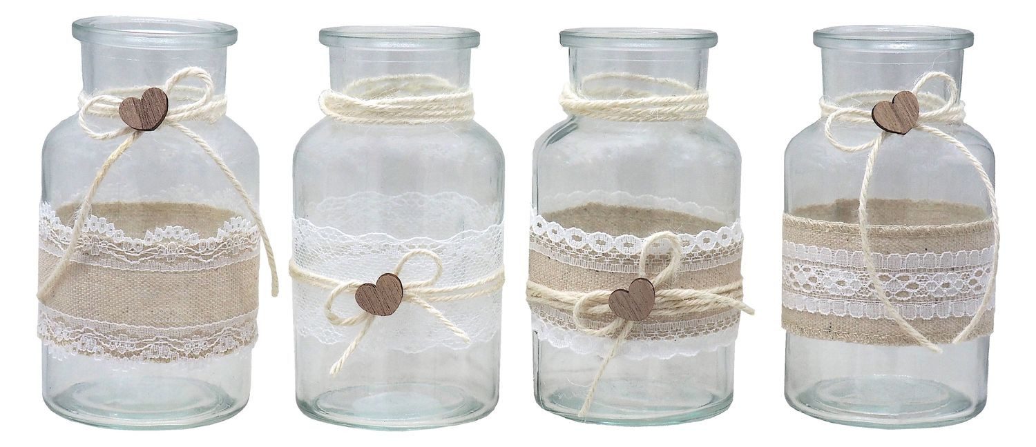 ZauberDeko Tischvase Vasen Hochzeit Vintage Tischdeko günstig online kaufen
