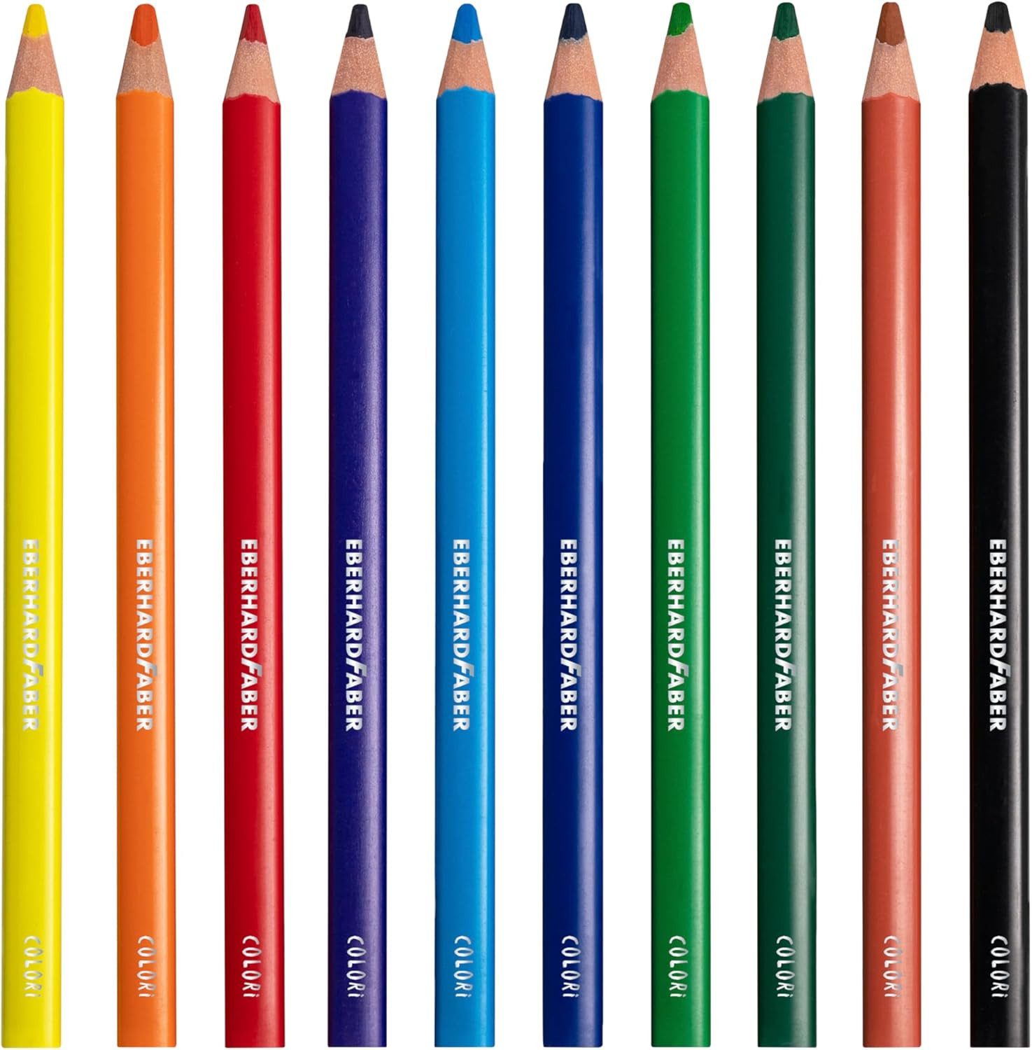Eberhard Faber Buntstift EBERHARD FABER Colori Buntstifte dick 10er Etui