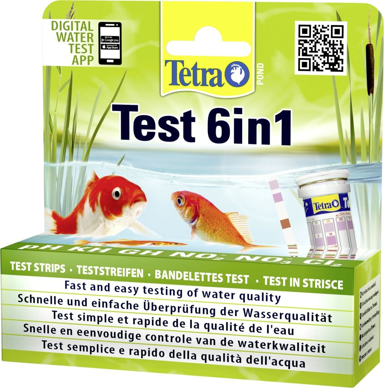 Teichpflege Tetra Wasserschnelltest Pond 6 in 1 für