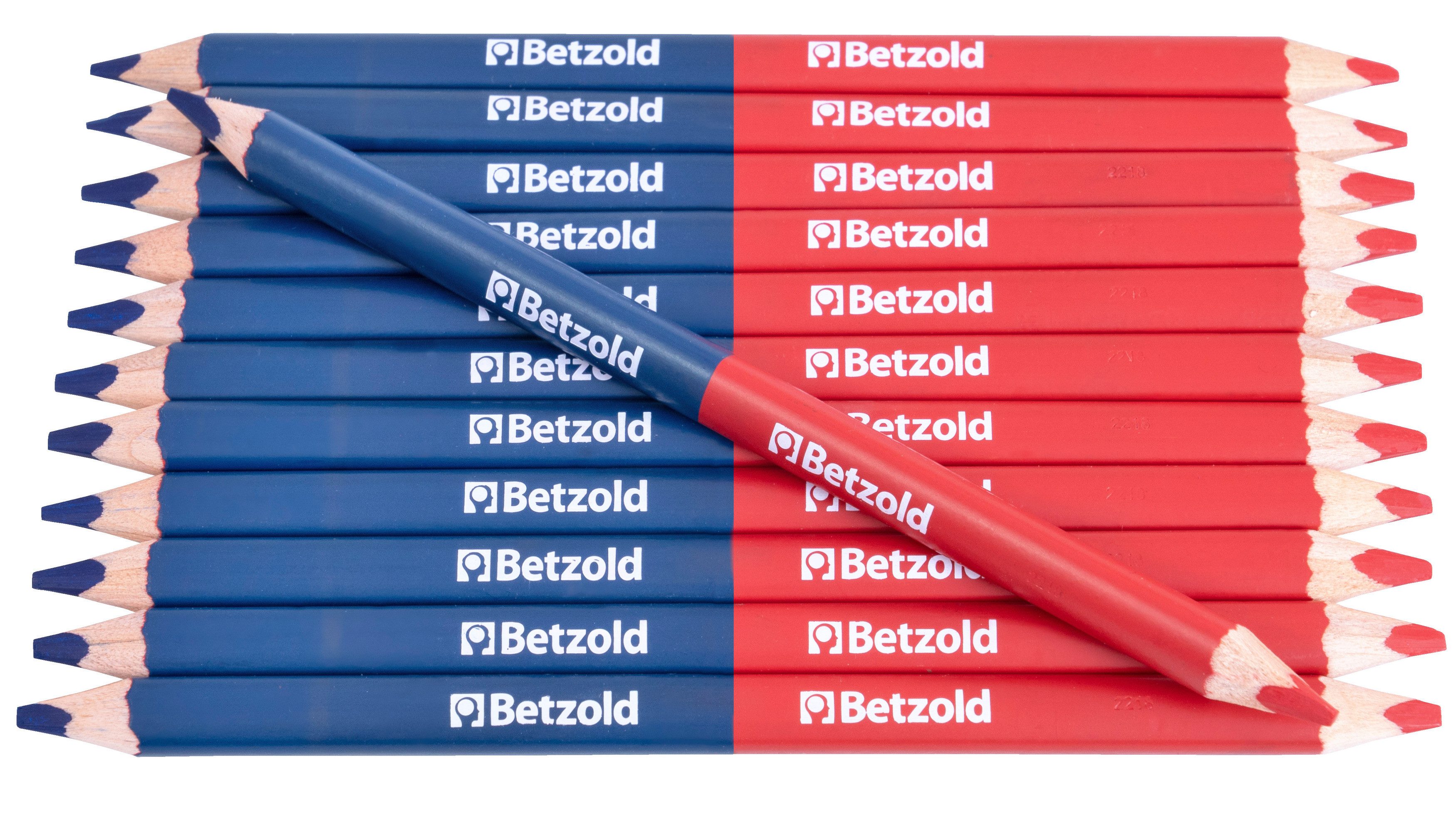 Betzold Buntstift Zweifarbstift in Rot/Blau
