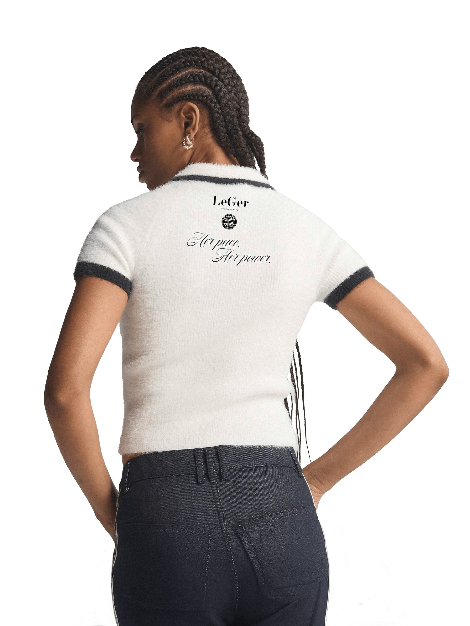 adidas Performance Poloshirt FC Bayern München, Poloshirt LeGer, Damen, Off white