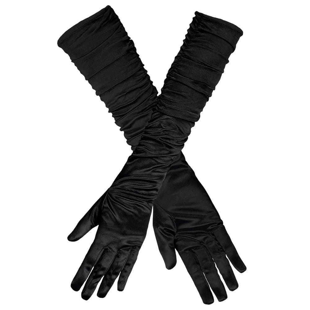 Boland Kostüm Handschuhe Hollywood schwarz
