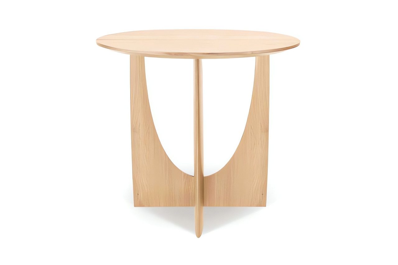 Ethnicraft Beistellschrank Beistelltisch Geometric Eiche natur