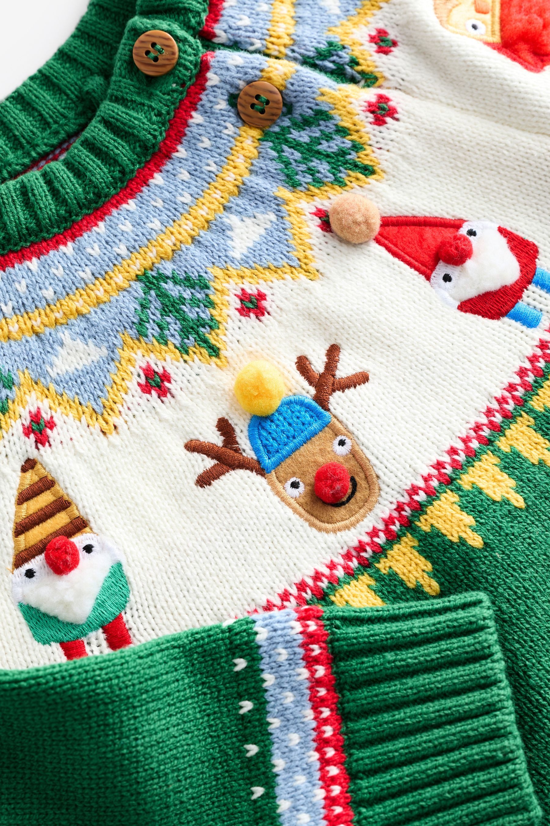 Next Rundhalspullover Weihnachtspullover mit Rundhalsausschnitt (1-tlg)