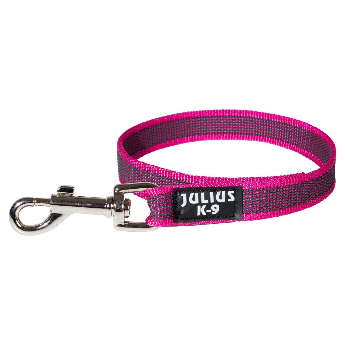 Julius-K9 Hundeleine Leine Super Grip ohne Handschlaufe pink