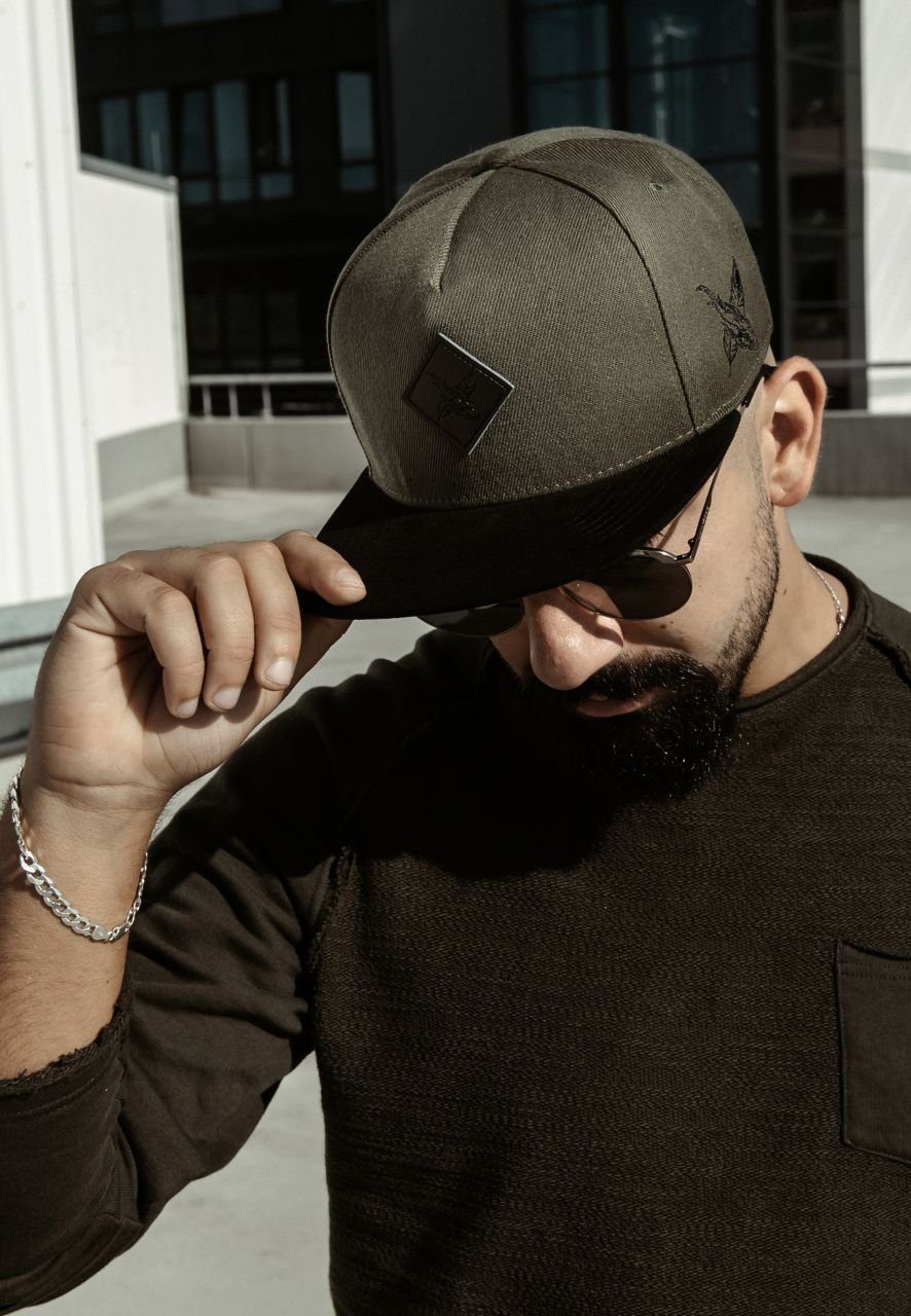 Blackskies Snapback Cap Port Louis Snapback Cap - Olive-Schwarz