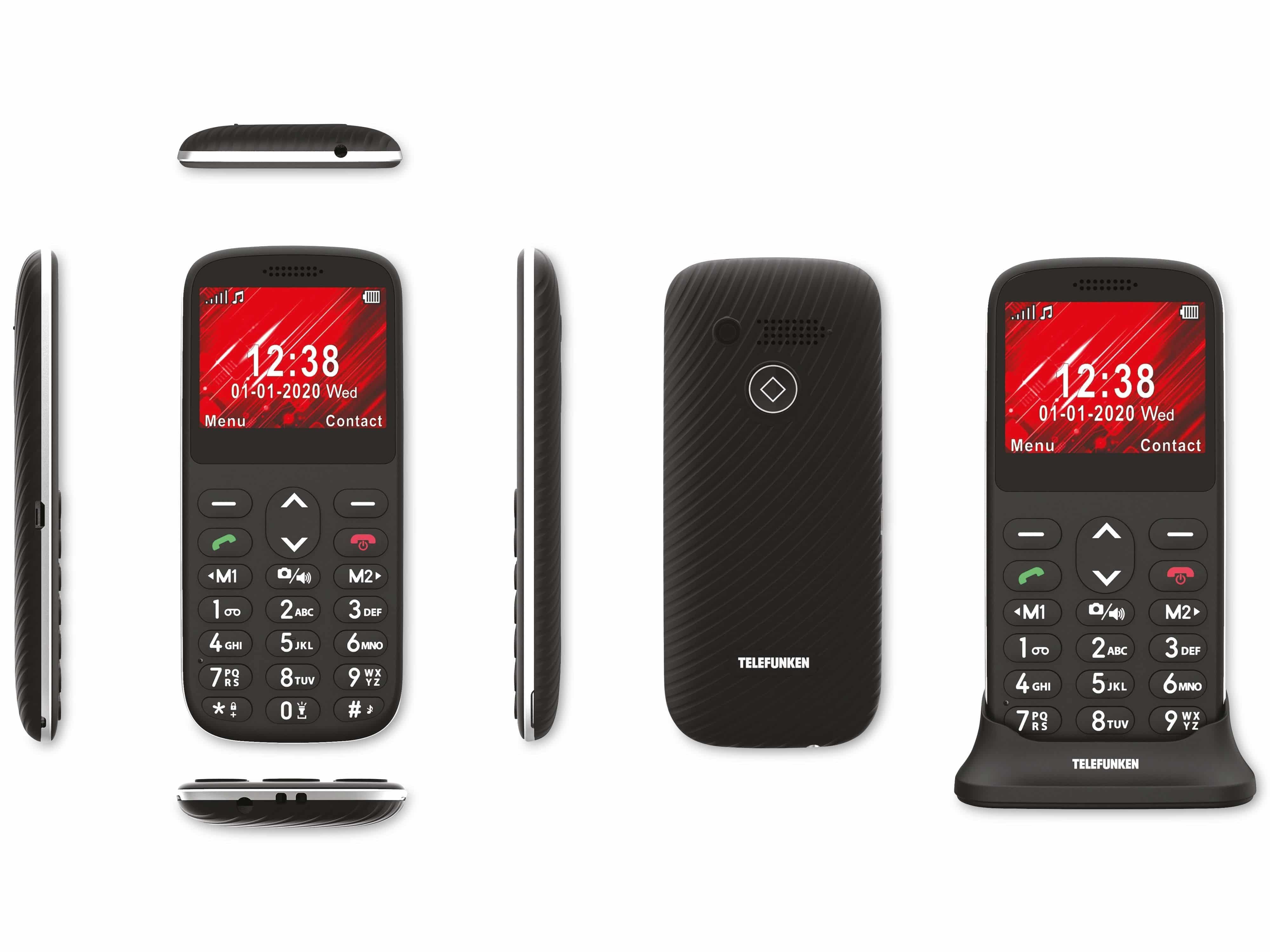 Telefunken Handy schwarz Handy S420, TELEFUNKEN