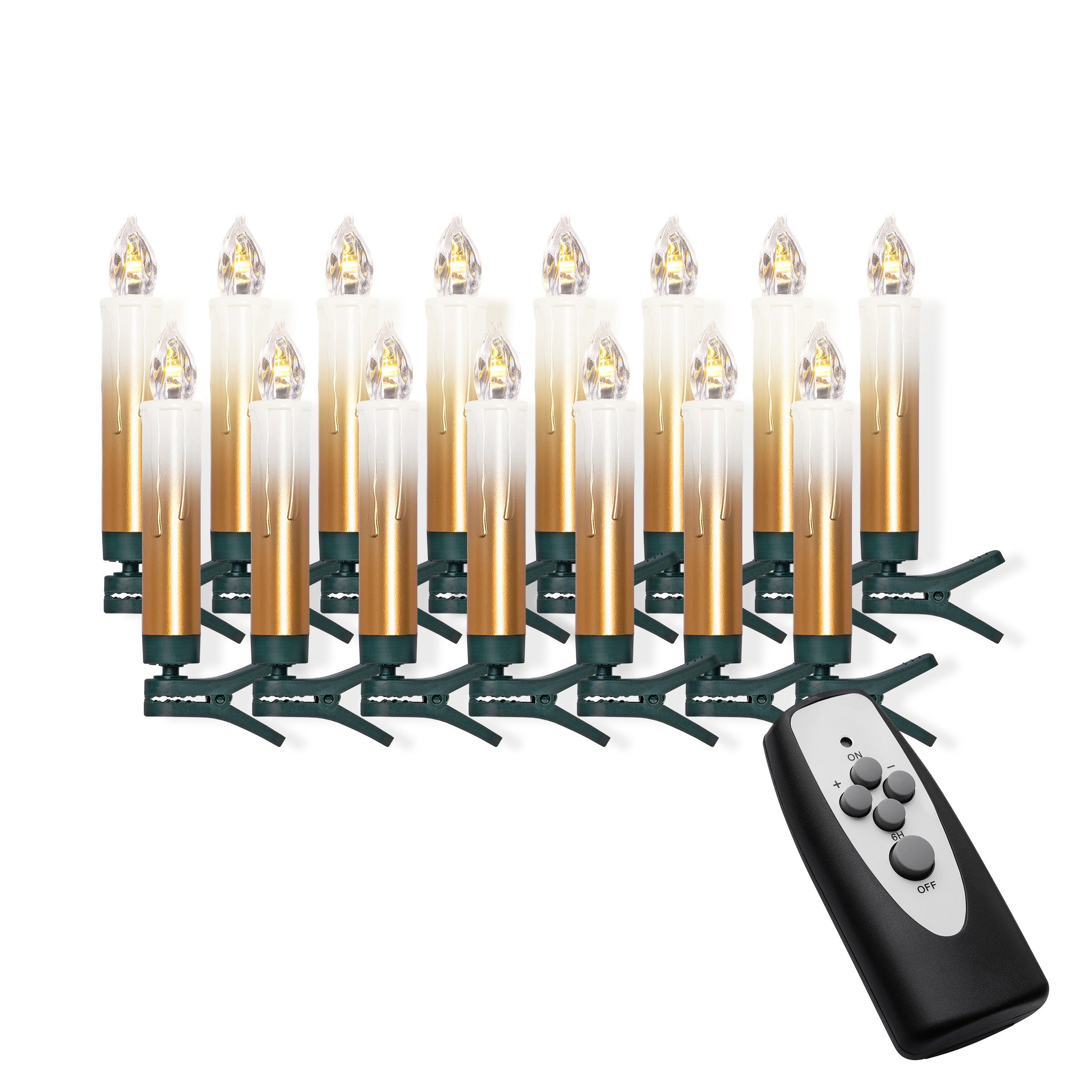IC Winterworld LED-Christbaumkerzen 15 kabellose LED günstig online kaufen