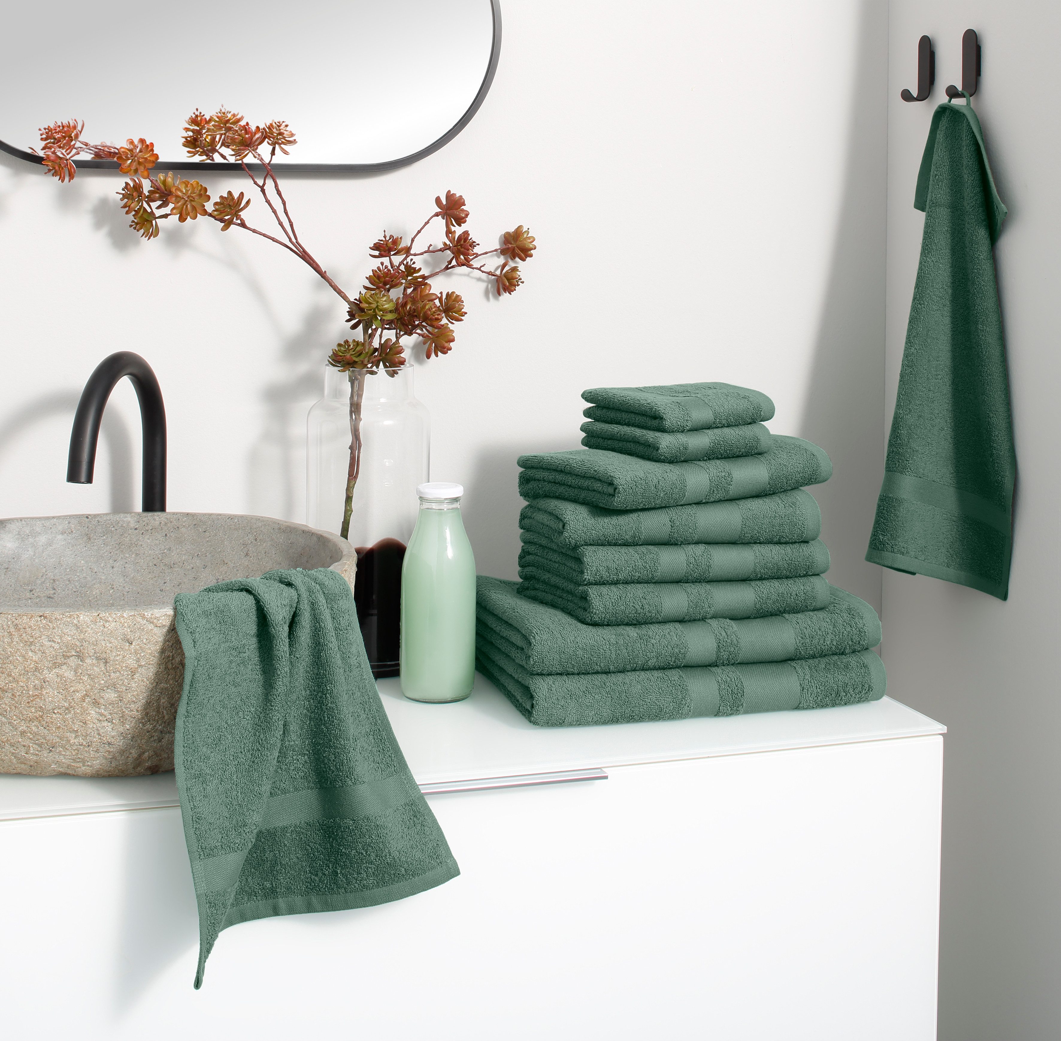 my home Handtuch Set Vanessa, 10-tlg Handtuch-Set, in Standard- und Premium günstig online kaufen