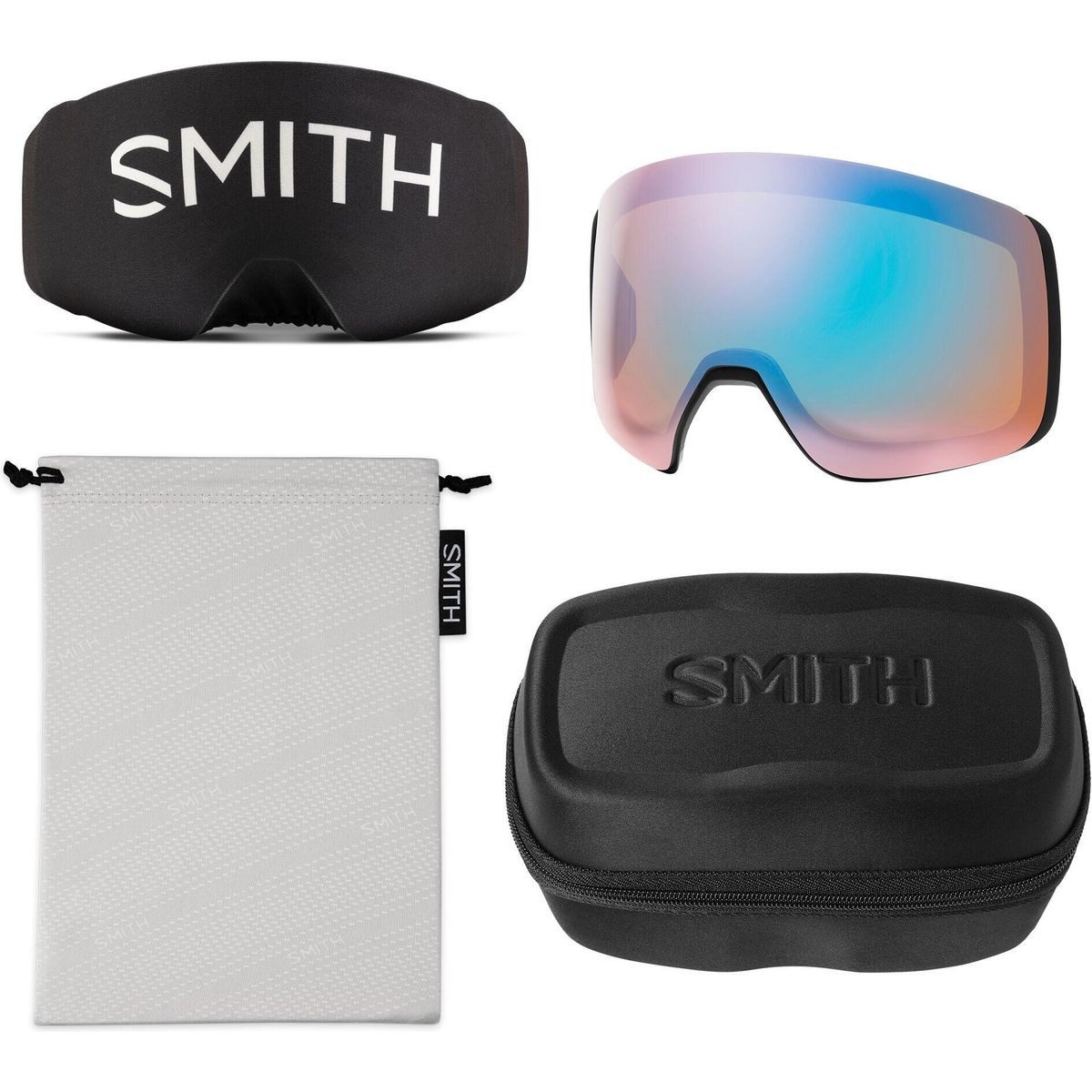 Smith Skibrille 4D Mag Xl, Optimale Sicht und einfacher Glaswechsel für beste Performance bei