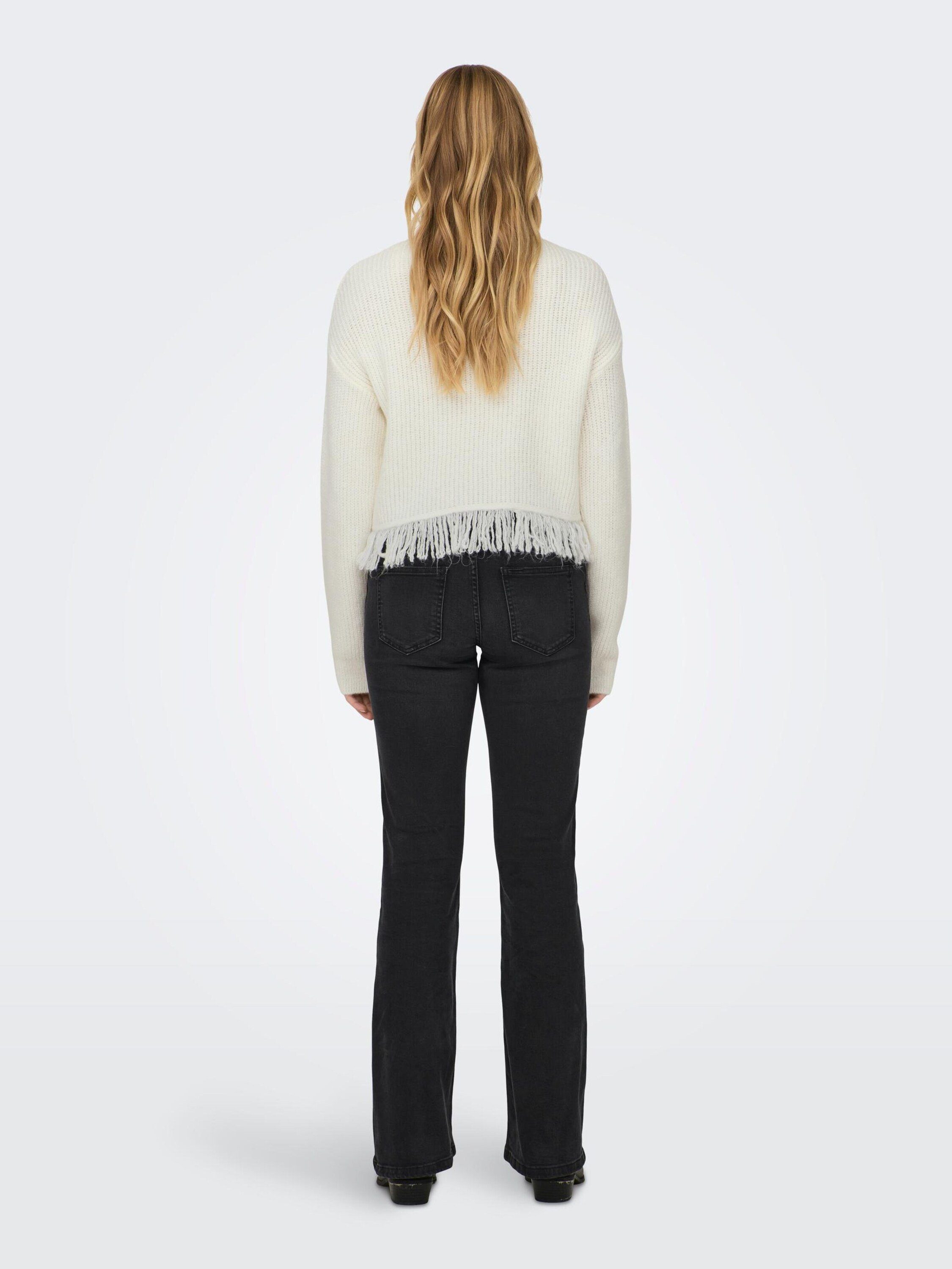 ONLY Strickpullover JOANNA (1-tlg) Fransen günstig online kaufen