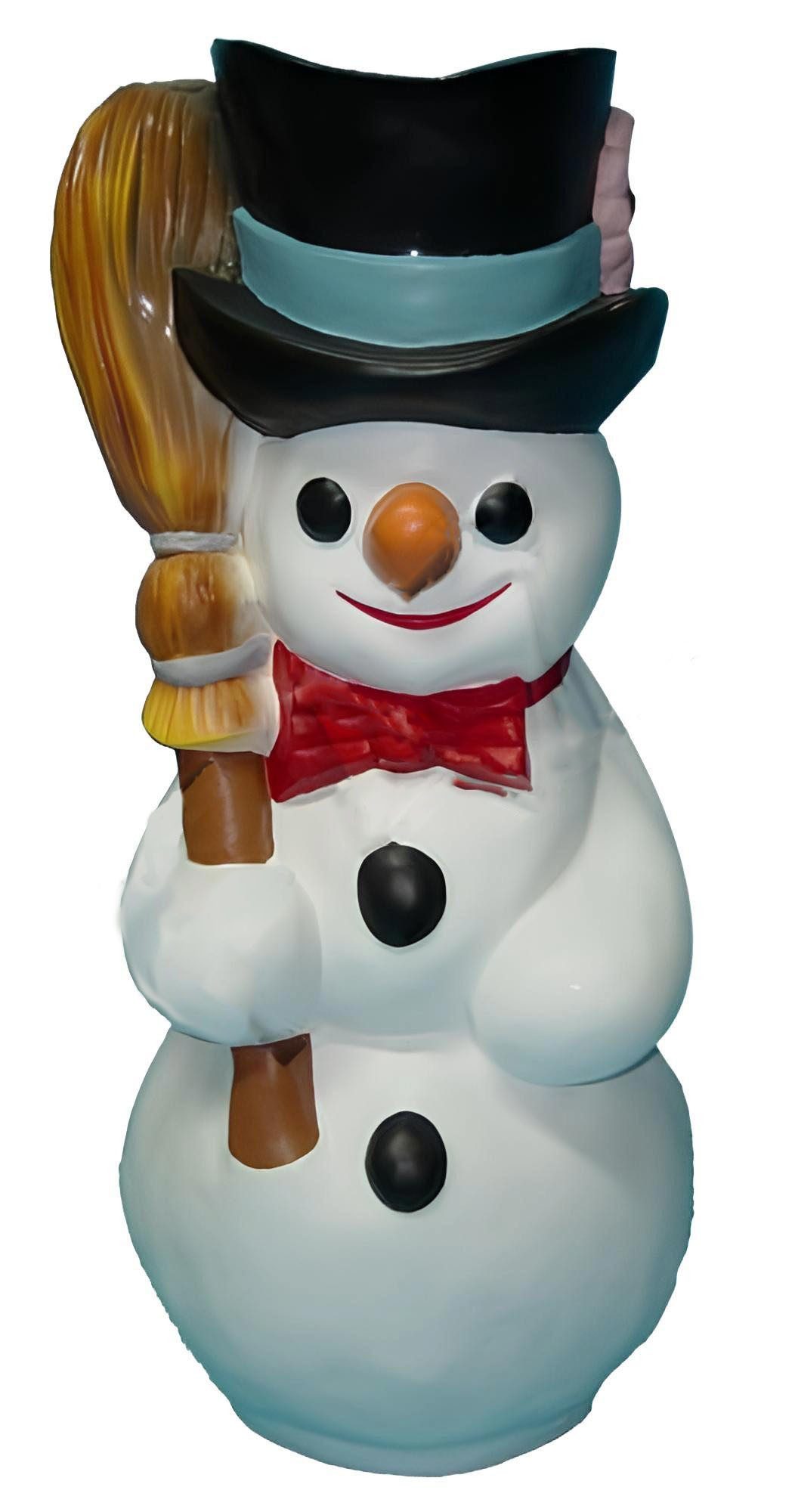 JVmoebel Skulptur Steinfigur Schneemann