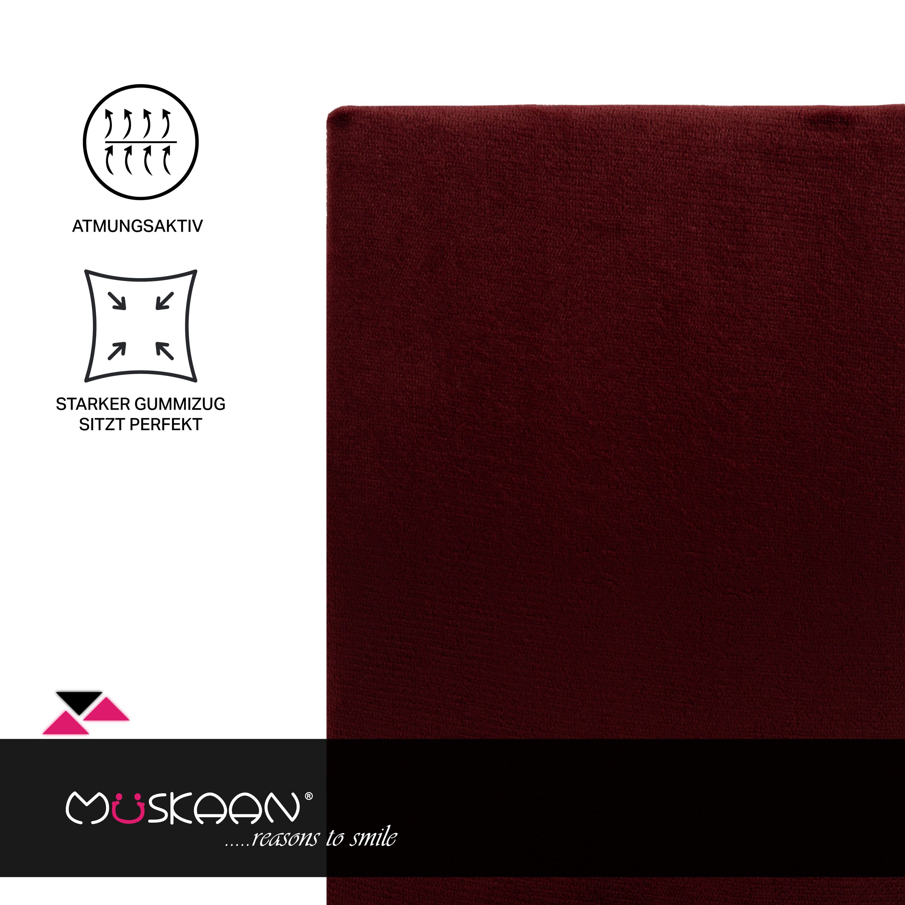 Müskaan Spannbettlaken Spannbetttuch Cashmere Touch Bettlaken günstig online kaufen