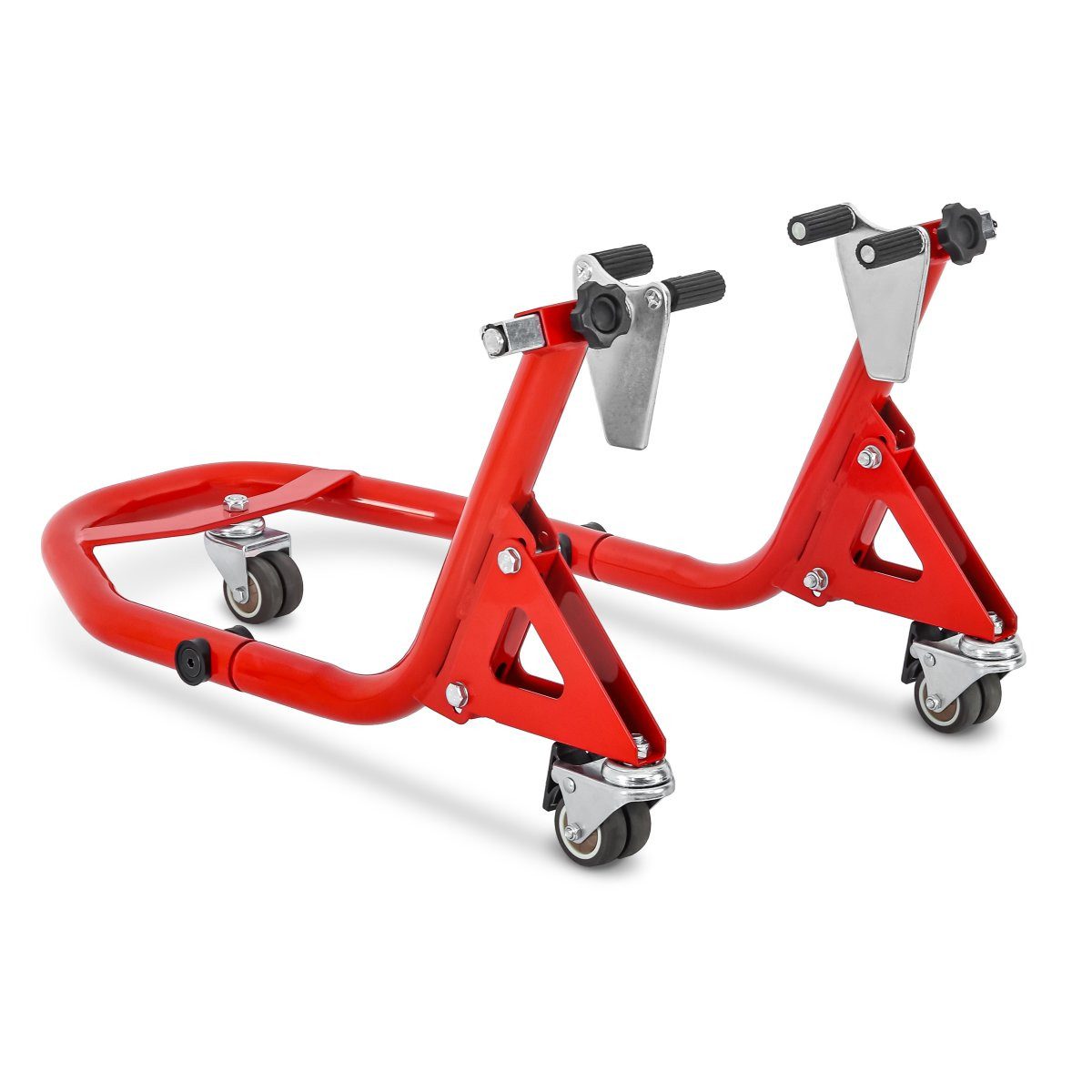 ConStands Motorradheber Montageständer vorne Rangierhilfe Motorradständer # XB2 rot