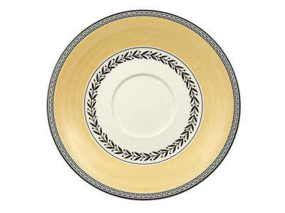 Villeroy & Boch Latte-Macchiato-Glas Audun Ferme Frühstücksuntertasse 18 cm, Premium Porcelain