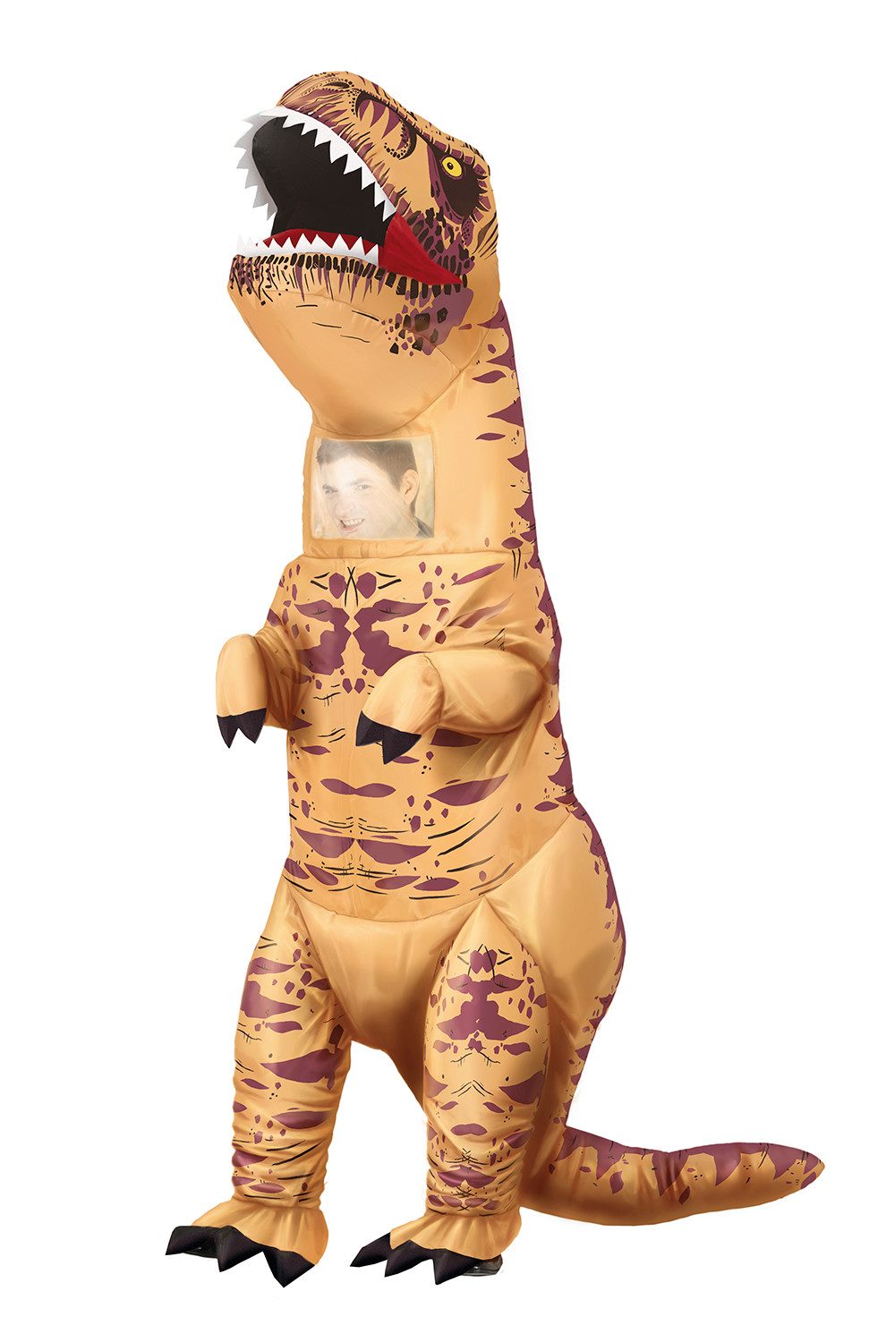 Kostüm Aufblasbares Dinosaurier Kostüm für Erwachsene, E