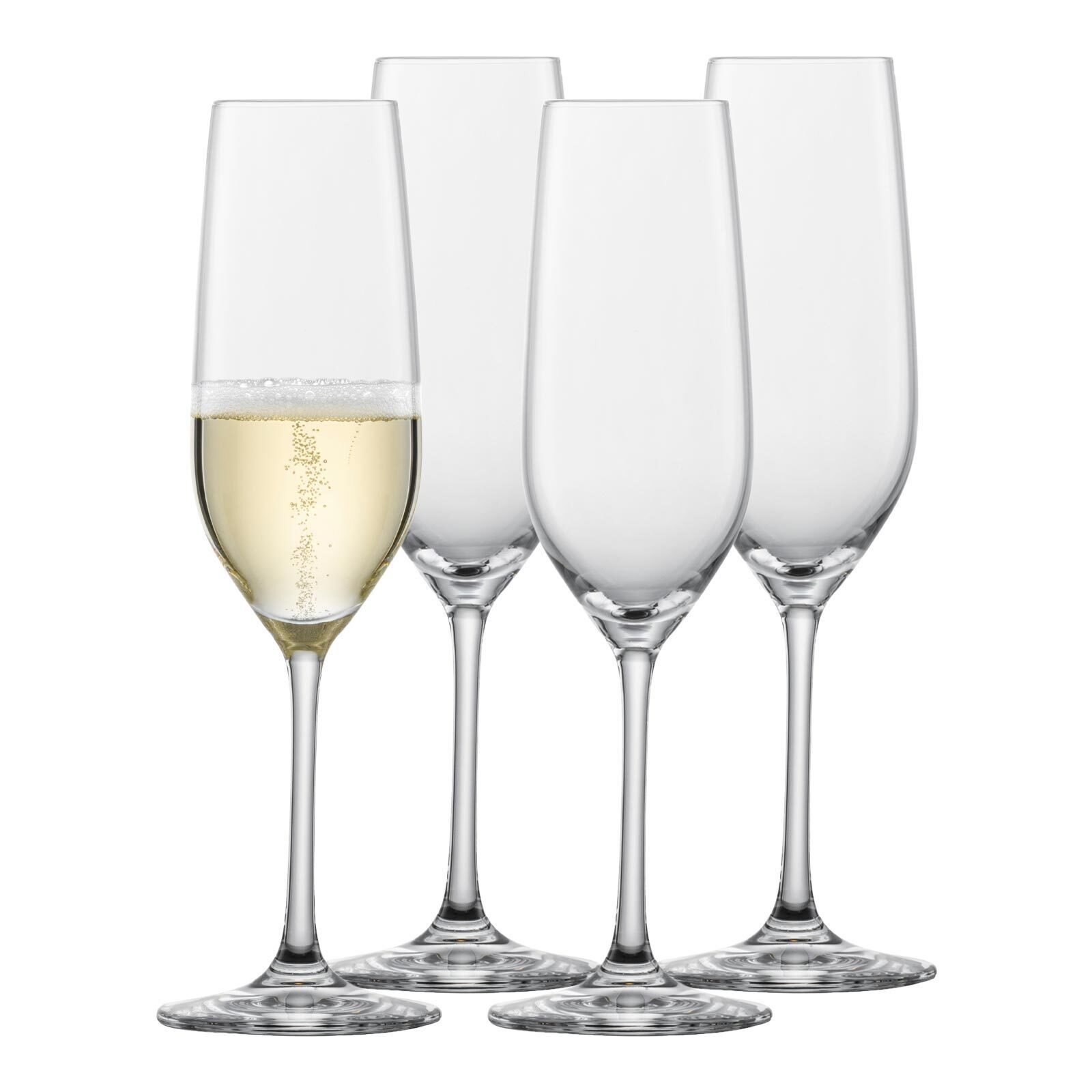 SCHOTT-ZWIESEL Sektglas Forté Sektgläser 227 ml 4er Set, Glas