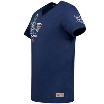 Canadian Peak Print-Shirt Jademoreak V-Neck T-Shirt aus Baumwolle