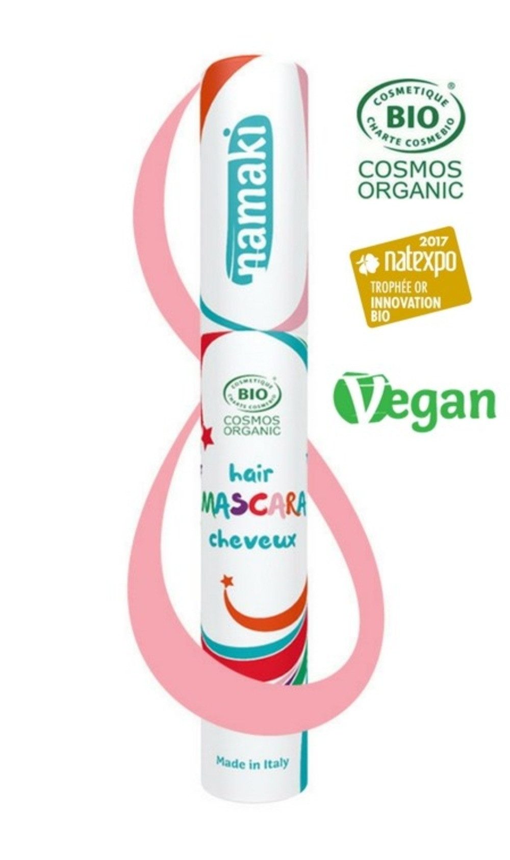 Namaki Haar-Mascara für Kinder – Temporäre, auswaschbare Haarfarbe, Bunte Haarfarbe für Kinder – Vegane, Bio-zertifizierte Mascara