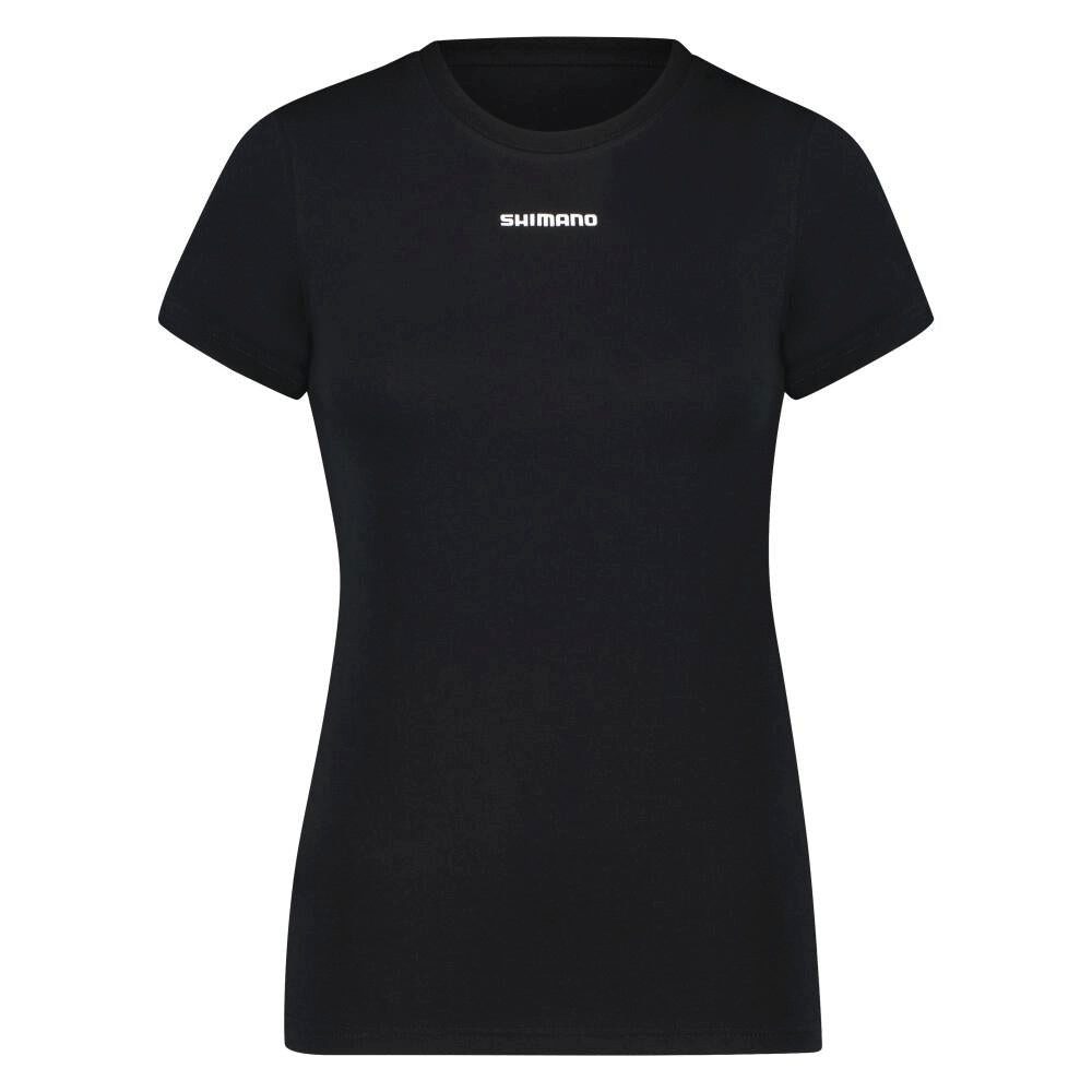 Shimano Funktionsshirt SHIMANO W'S UX URBAN T-Shirt BLACK S Damen Fahrrad T-Shirt