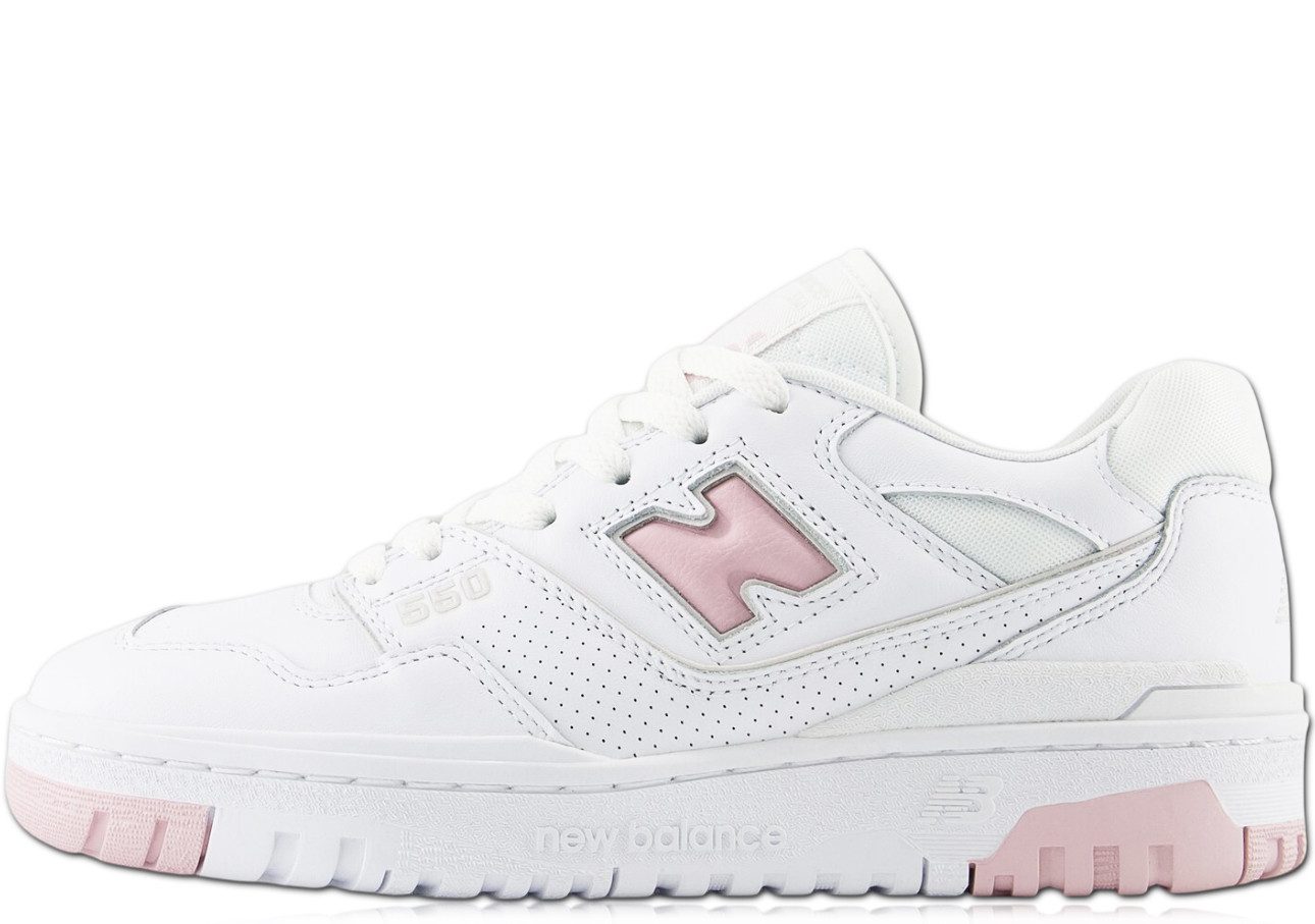 New Balance 550 V1 WHITE/Pale Pink New Balance Damen Freizeit-Sneaker Sneak günstig online kaufen