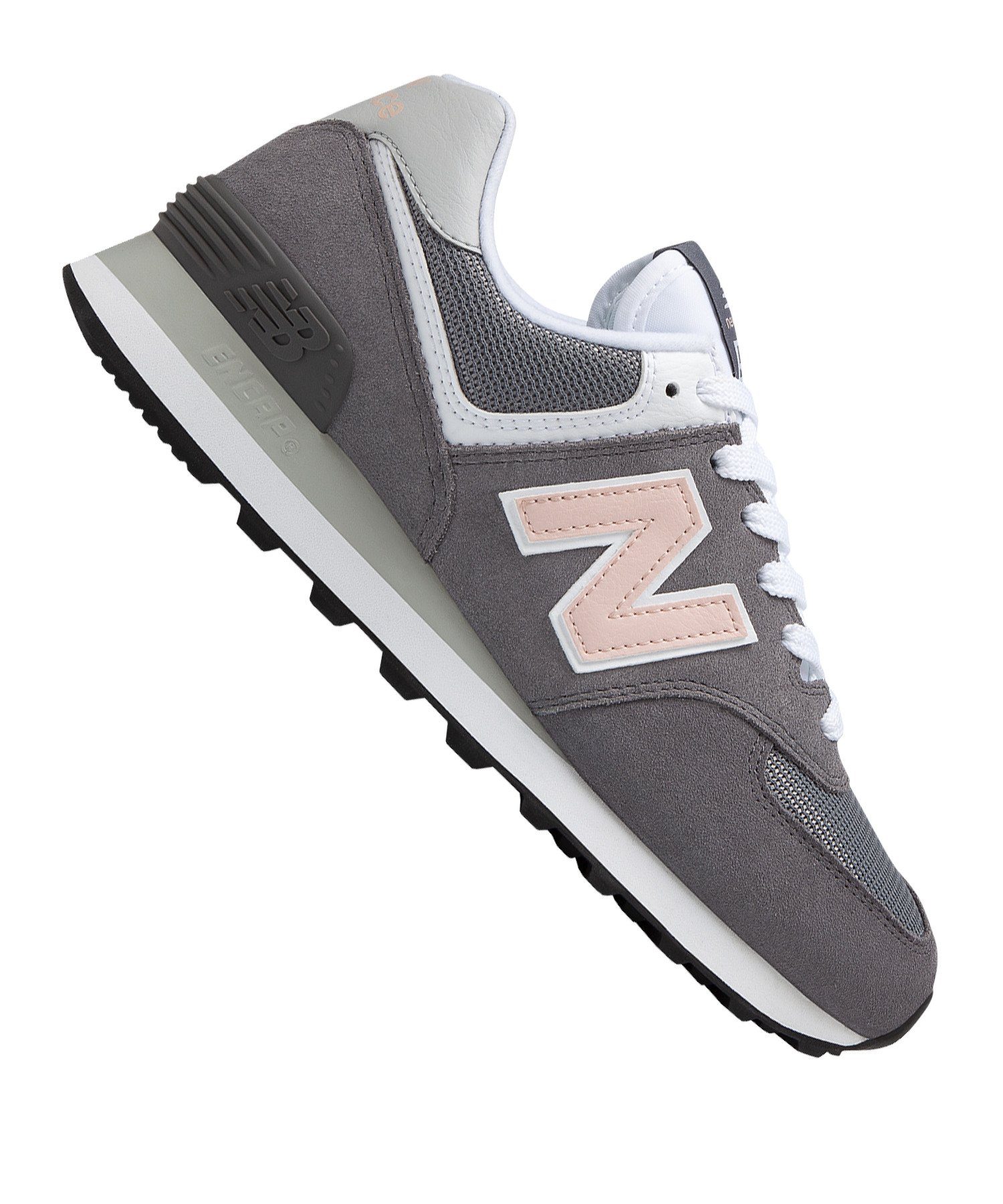 new balance wl574 w schuhe grau