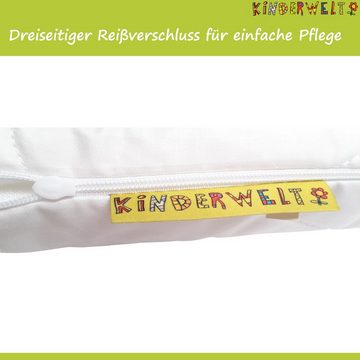 Babymatratze Schaumkernmatratze Comfort 7 cm 40 x 90 cm weiß, KiNDERWELT, 7 cm hoch