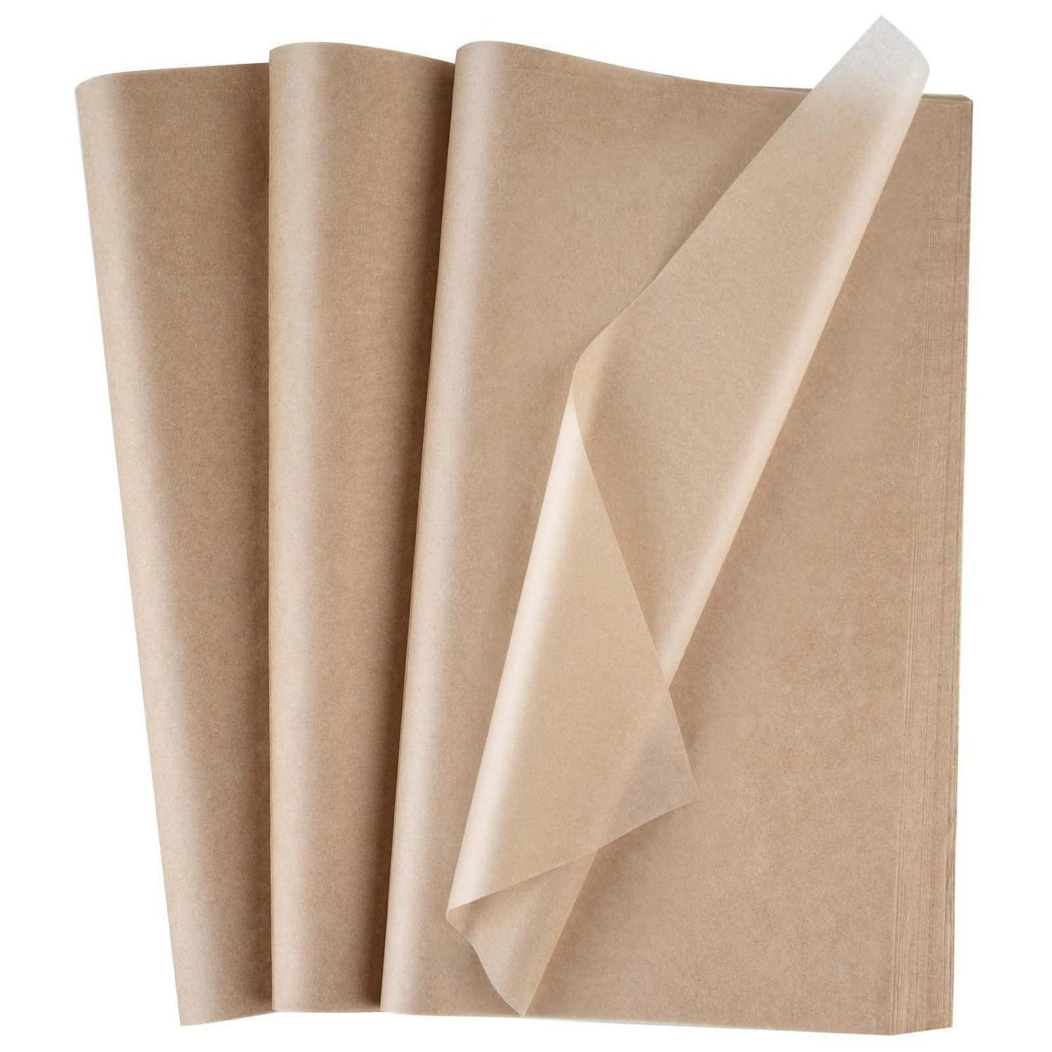 LuxusKollektion Geschenkpapier Geschenkpapier Kraft 100 Blatt 14x20 Zoll Braun, (100St)