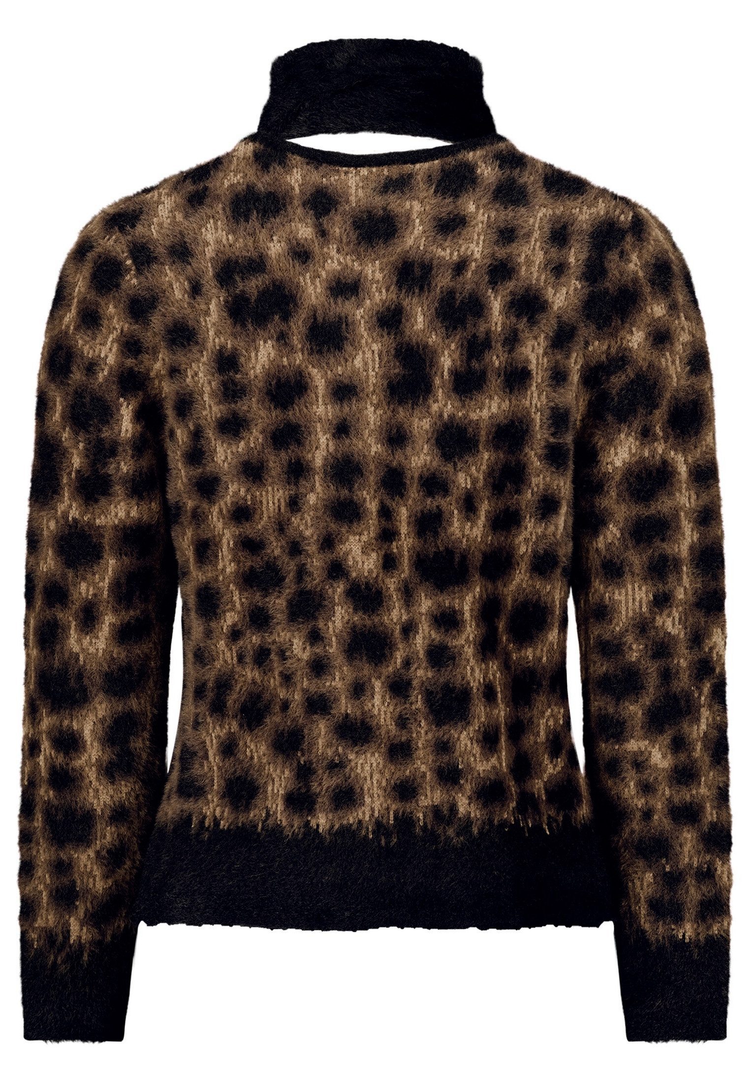 Zero Strickjacke Damen mit Jacquard (1-tlg) Material