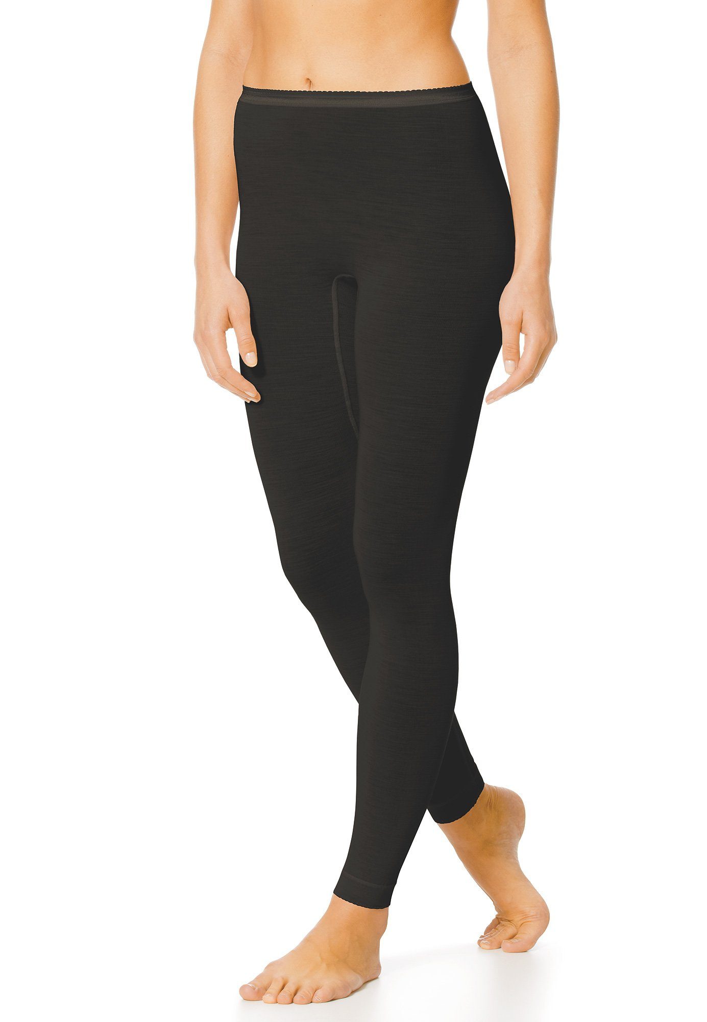 1-tlg., Mey Mey Leggings (1 schwarz Stück) Thermoleggings 68602 1 Wolle/Seide Stück,