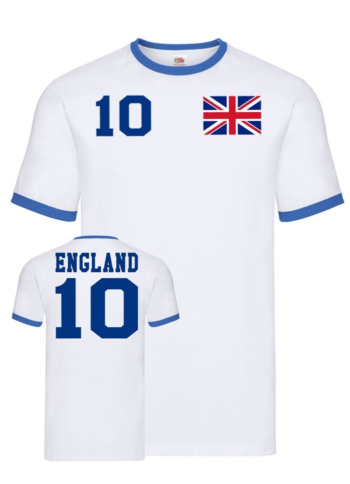 Blondie & Brownie T-Shirt Herren England United Kingdom EM Sport Trikot Fußball Meister WM