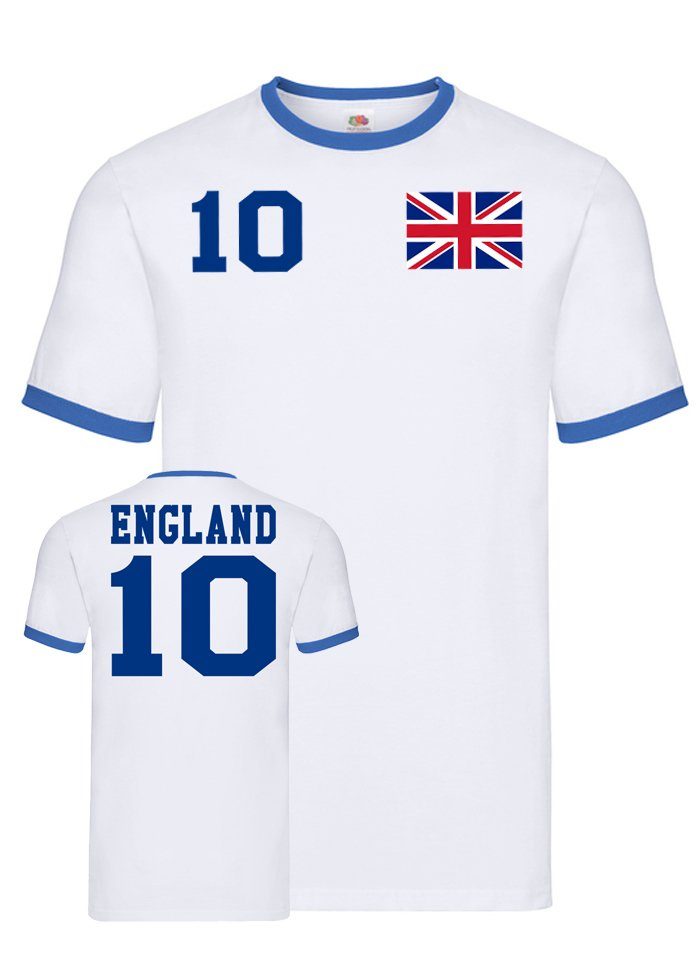 T-Shirt Herren England United Kingdom EM Sport Trikot Fußball Meister WM