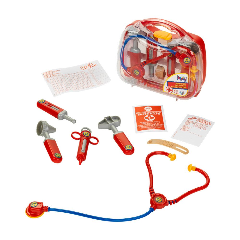 Theo Klein Spielzeug-Arztkoffer Kinder-Arztkoffer 21,5x20x9cm 10 Teile