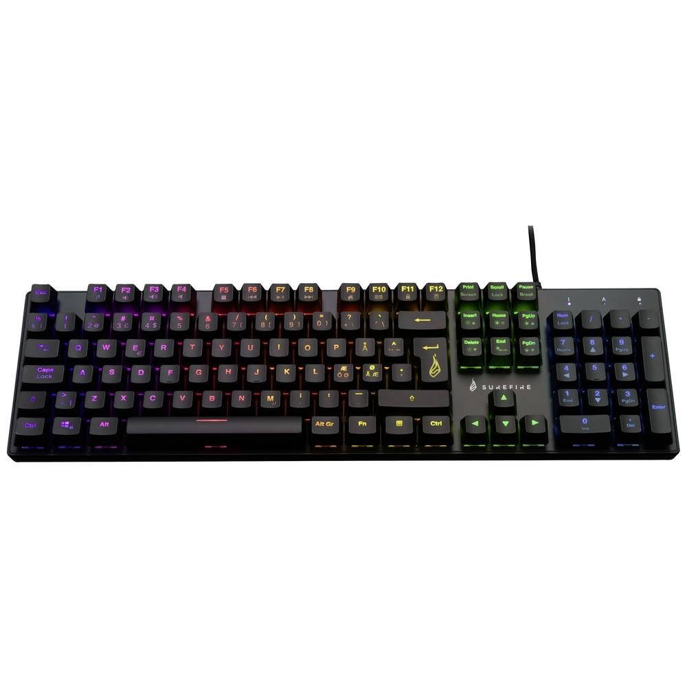 Surefire SureFire Mechanische Tastatur (Beleuchtet, Multimediatasten)