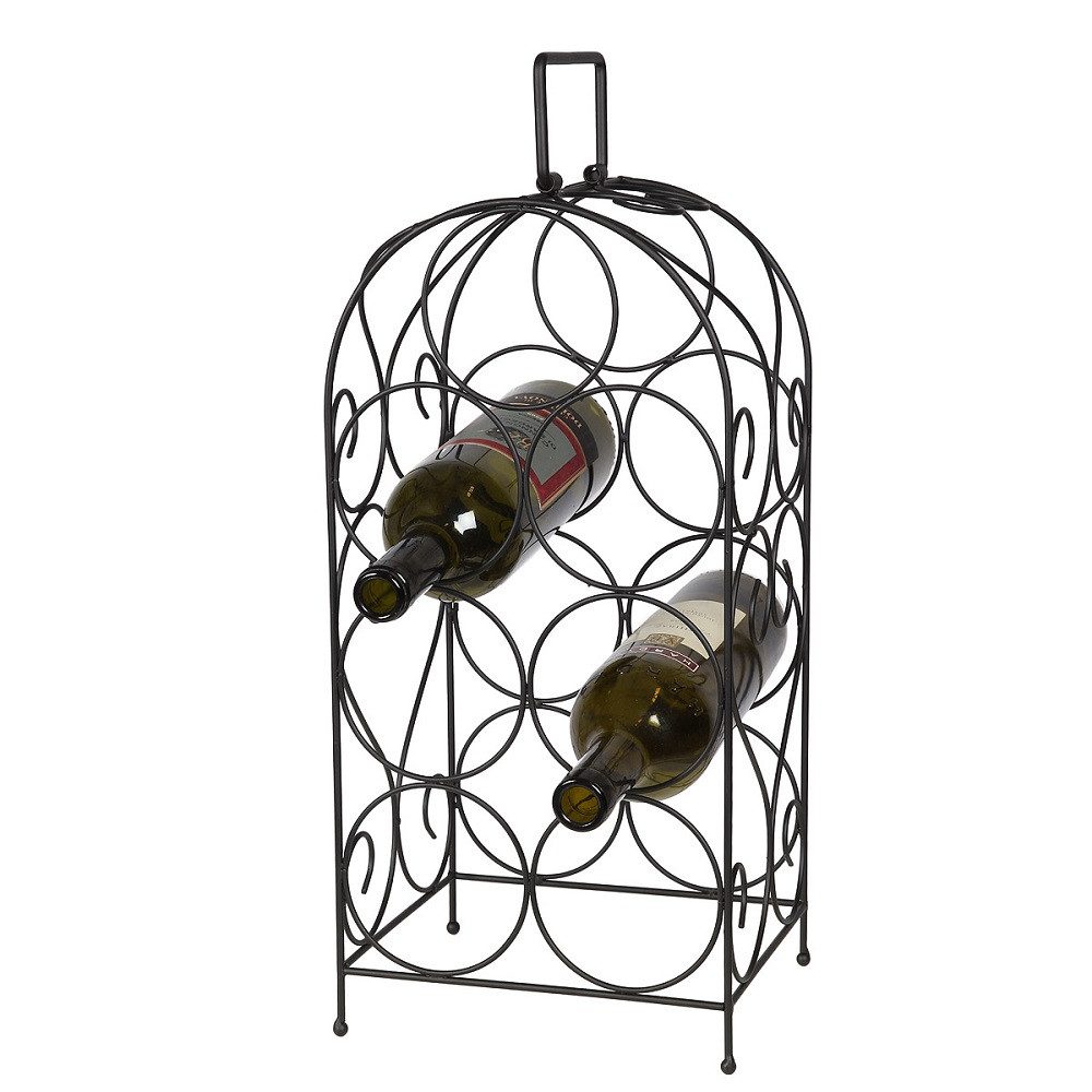 Weinregal Weinregal, Flaschenständer, Flaschenregal für 7 Flaschen, Eisen