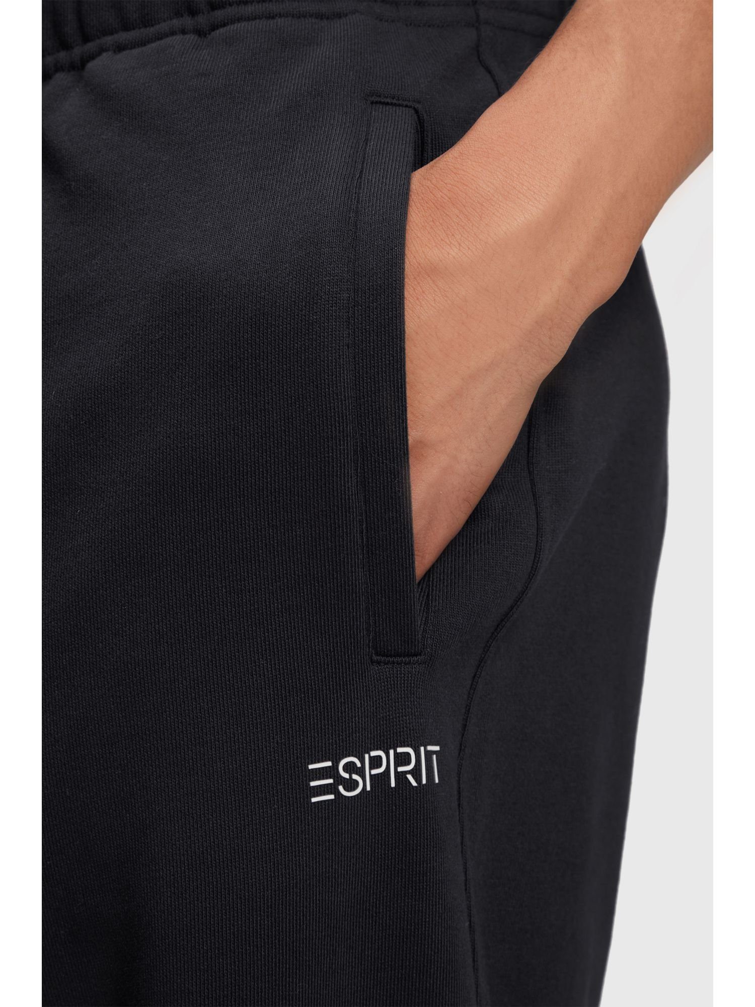 Esprit Jogger Pants Logo-Jogger Lässige BLACK