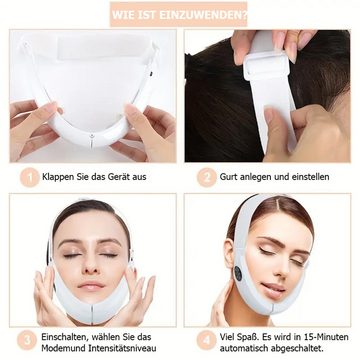 Bifurcation Gesichtsmassagegerät Doppelkinn-V-förmiges Facelifting-Massagegerät, Tragbares Gesichtsmassagegerät