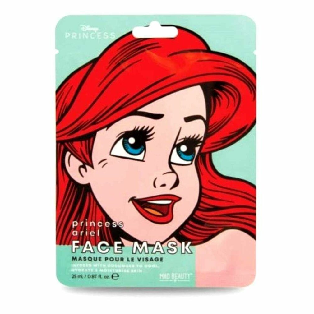 Mad Beauty Gesichtsmaske Disney Pop Princess Face Mask Ariel, Unisex
