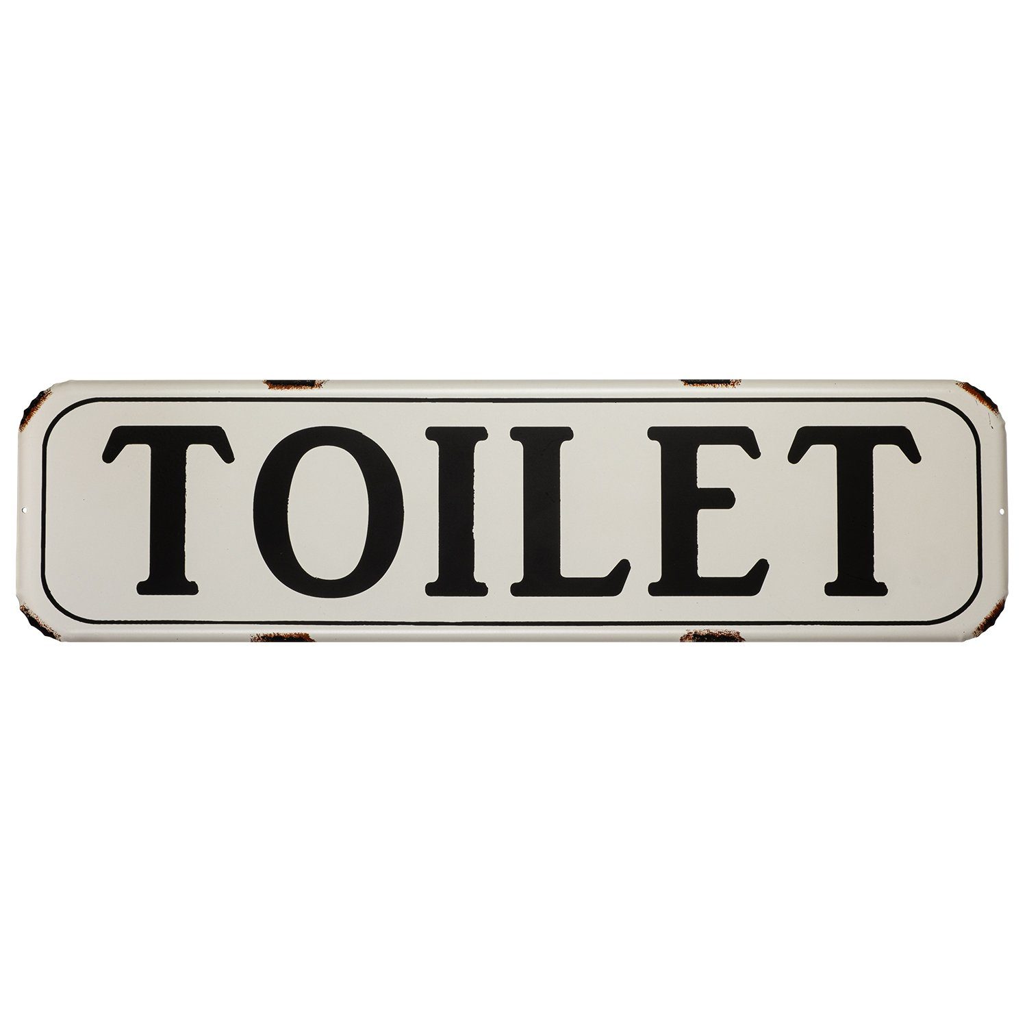 Metallschild WC Toilet Klo Hinweisschild