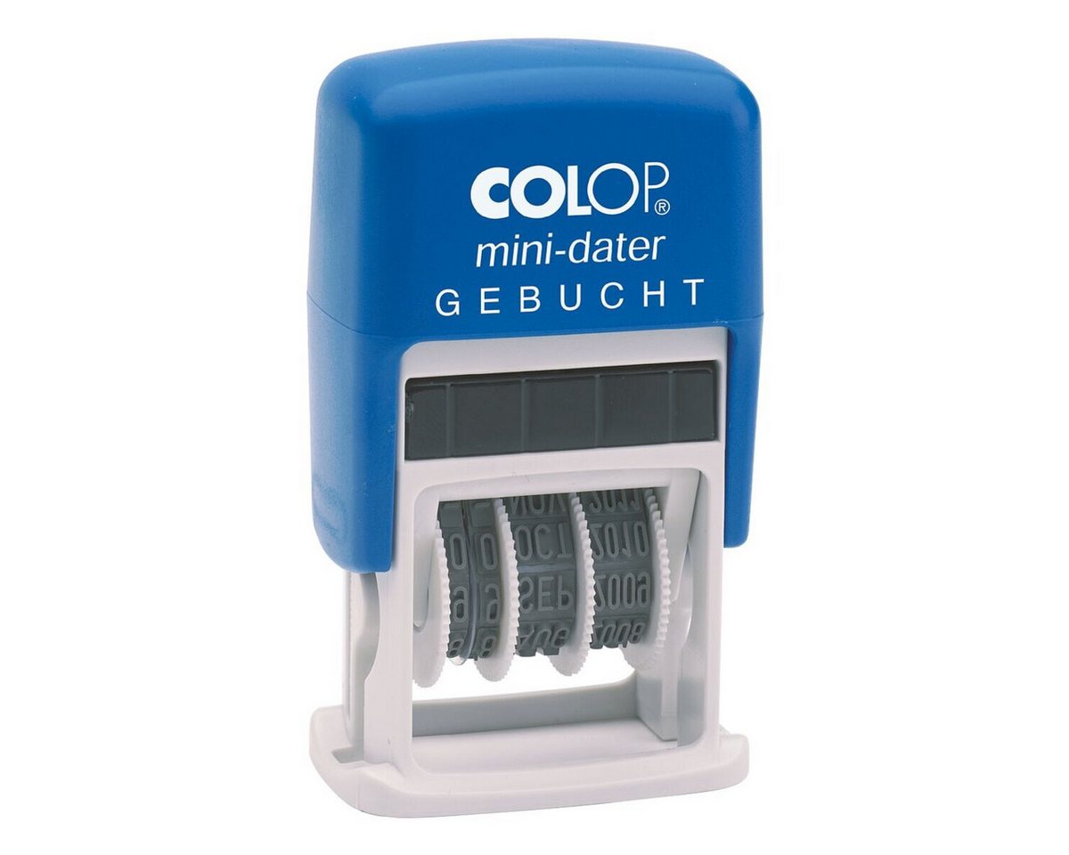 Thumbnail - COLOP Stempel S 160/L Gebucht, Datumstempel mit Datumseinstellungen & festem Text, selbstfärbend