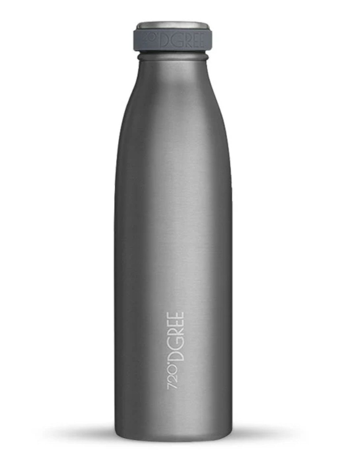 720°DGREE Trinkflasche Isolier Trinkflasche milkyBottle Edelstahl stone gray 0,5l