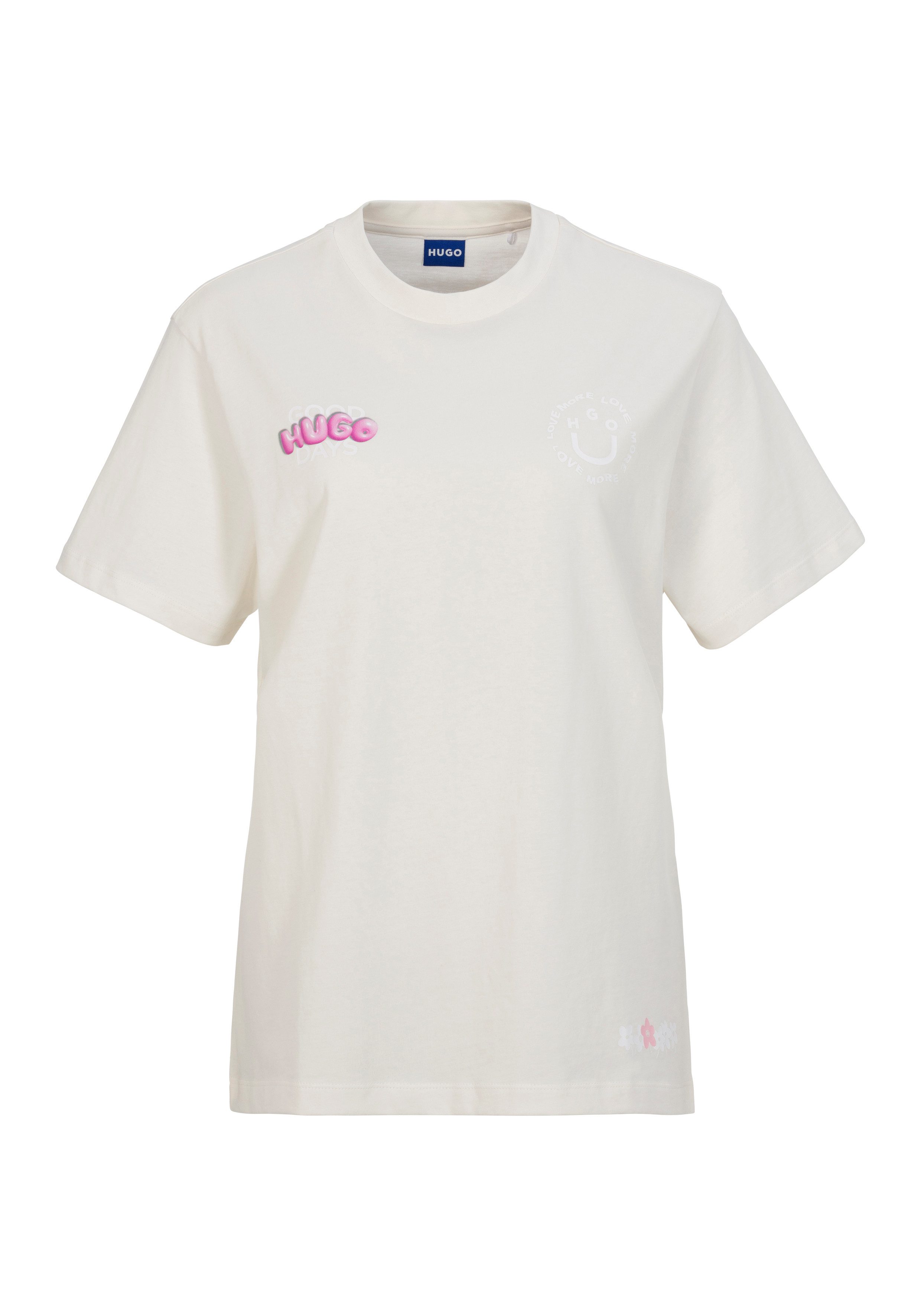 HUGO Blue T-Shirt Vintage Tee mit günstig online kaufen