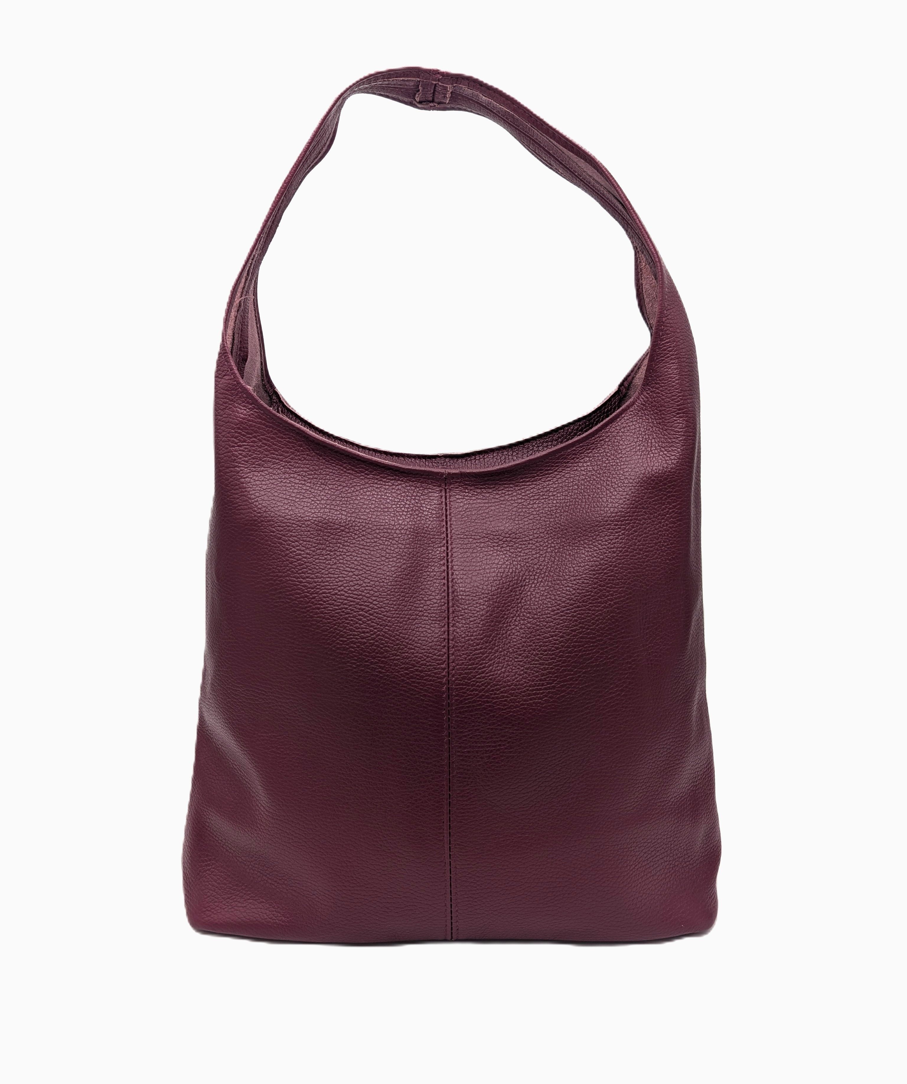 Shopper Maxi Ledertasche „Joana“ – Shopper Echtleder, große Hobo-Beuteltasche