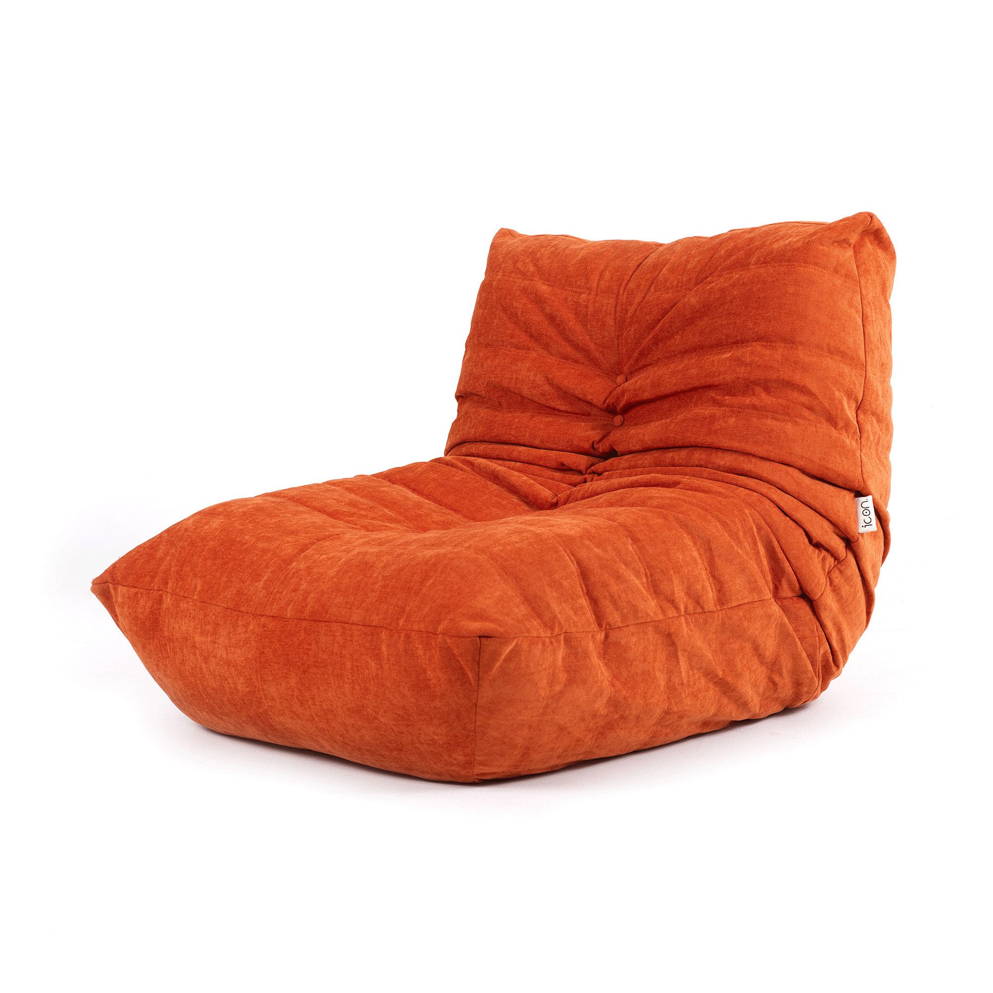 icon Sessel Schwammsofa Raupensitzsack Relaxsessel XXL aus Chenille "Enzo", günstig online kaufen