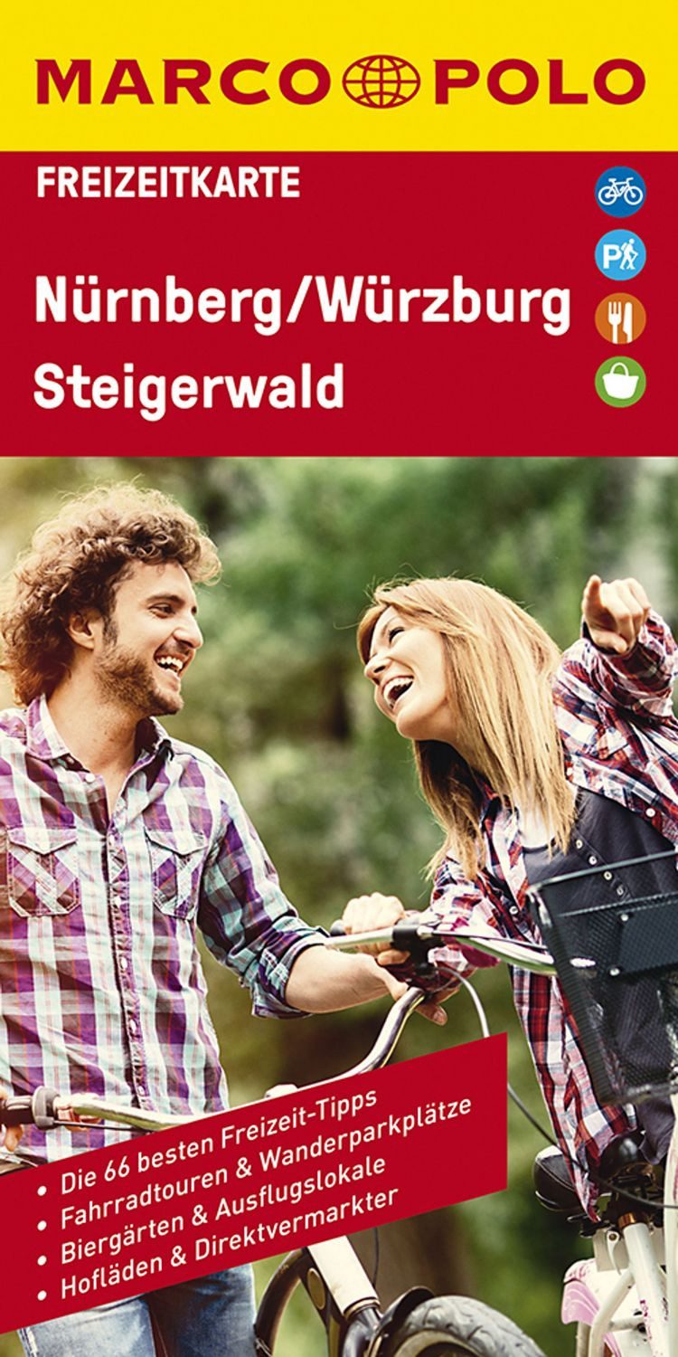 MARCO POLO Freizeitkarte 33 Nürnberg, Würzburg, Steigerwald 1:100.000 / diverse