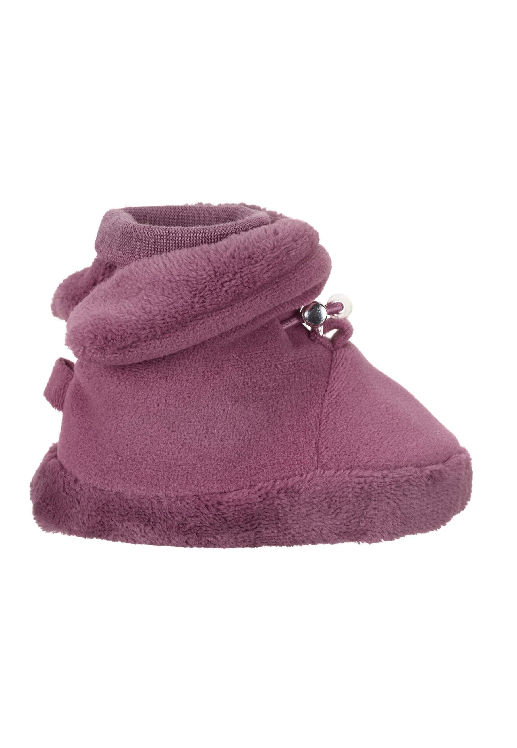 Sterntaler® Baby-Schuh Elastikware Krabbelschuhe Ballerinas und Stoffschuhe Teddyflausch Sohle Schuhe, Microfleece Mädchen, gefüttertmit (1-tlg) uniBaby-Schuh Baby Bequeme Schuhe Baby - pink Baby-Schuh aus Winter Flexible - Outdoorschuh Baby-Schuh Kordelstopper, und mitrutschfester - Schuhe 